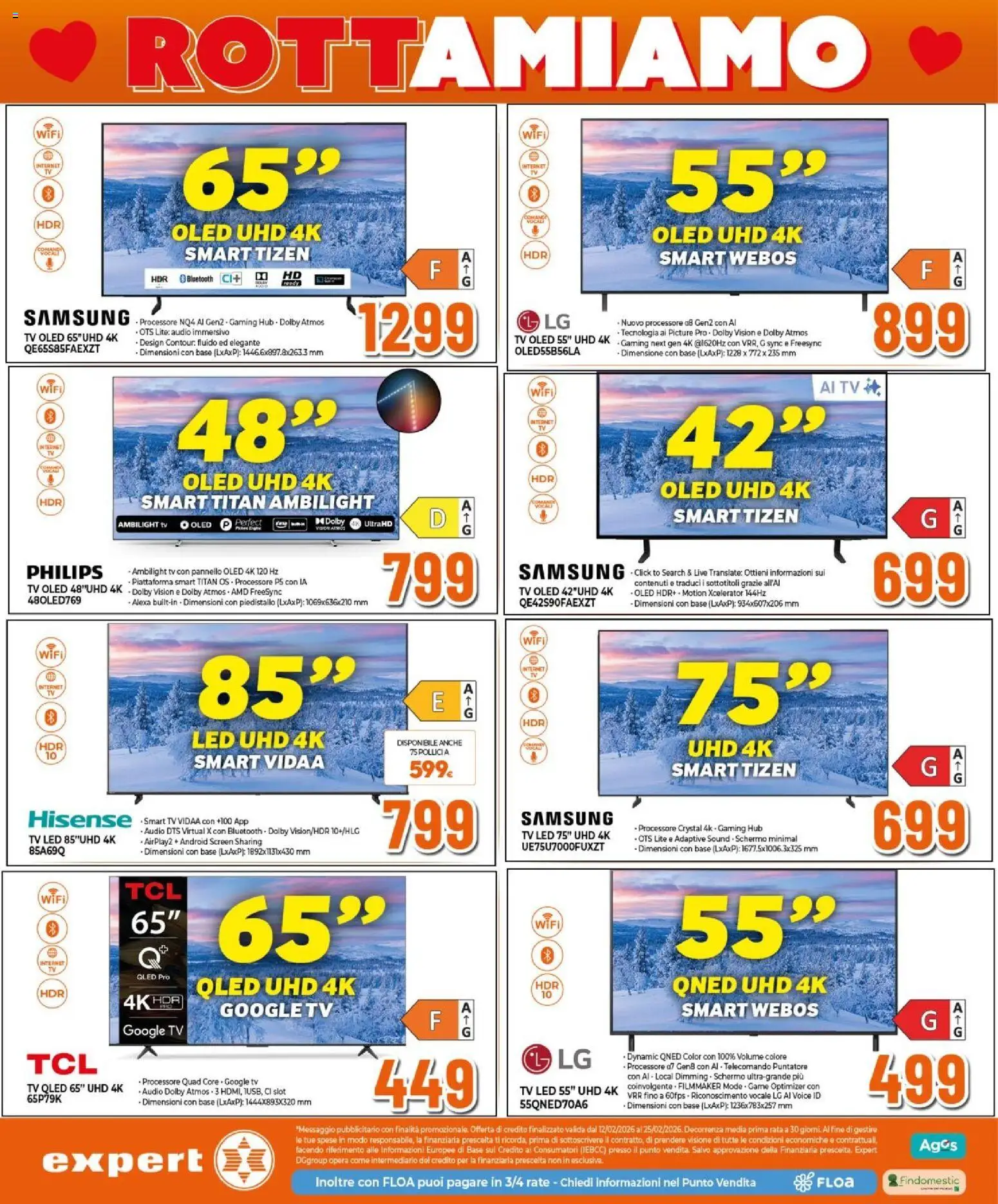 Volantino Expert del 12.02.2026 | Pagina: 15 | Prodotti: TV, Audio, Samsung