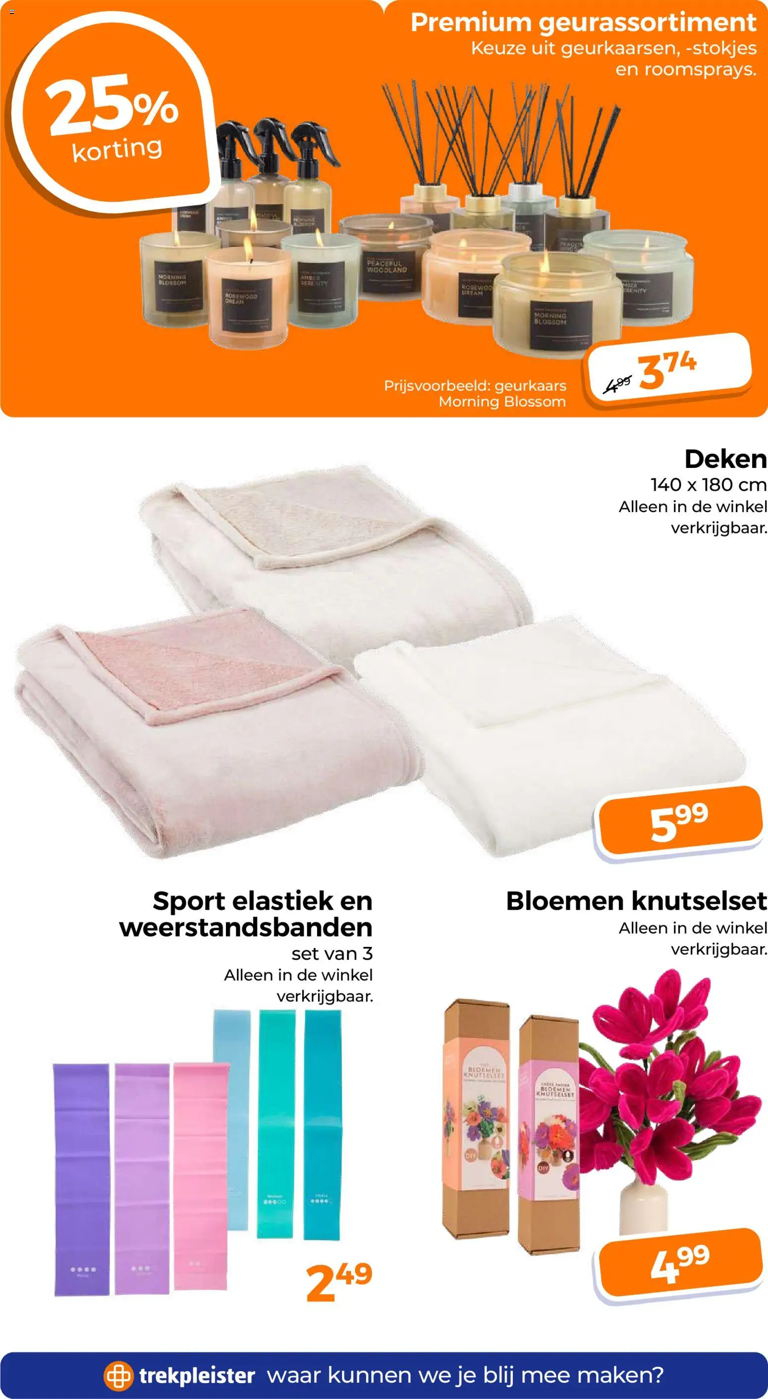 {H1} | Pagina: 43 | Producten: Bloemen, Deken, Elastiek