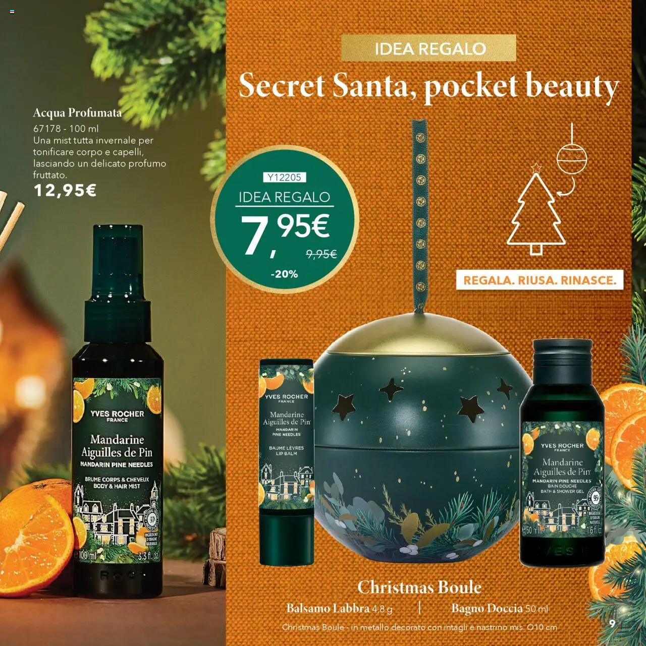 Volantino Yves Rocher del 17.10.2025 | Pagina: 9 | Prodotti: Balsamo, Acqua, Doccia, Profumo