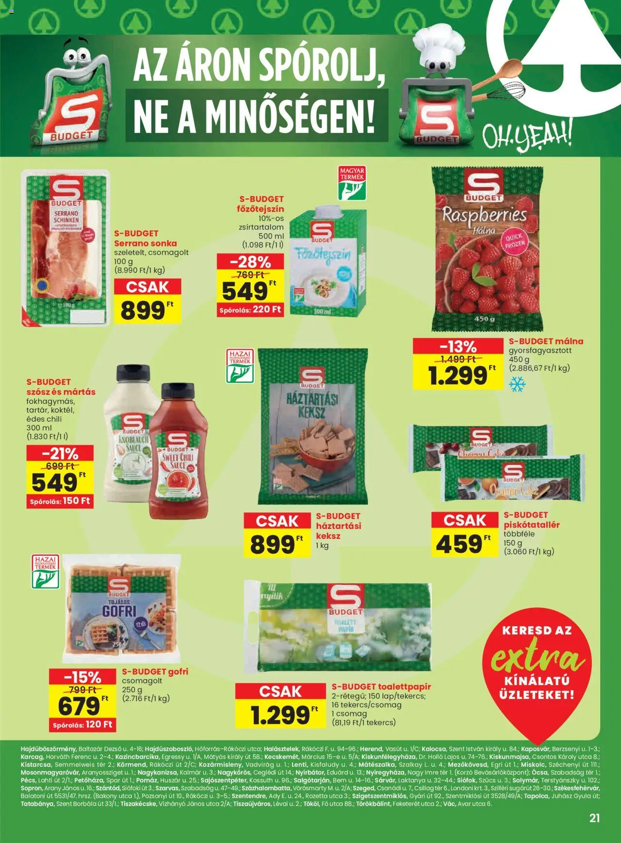 Spar akciós ujság - amely érvényes a következő dátumtól: 19.06.2025 | Oldal: 2 | Termékek: Főzőtejszín, Sonka, Keksz, Szósz