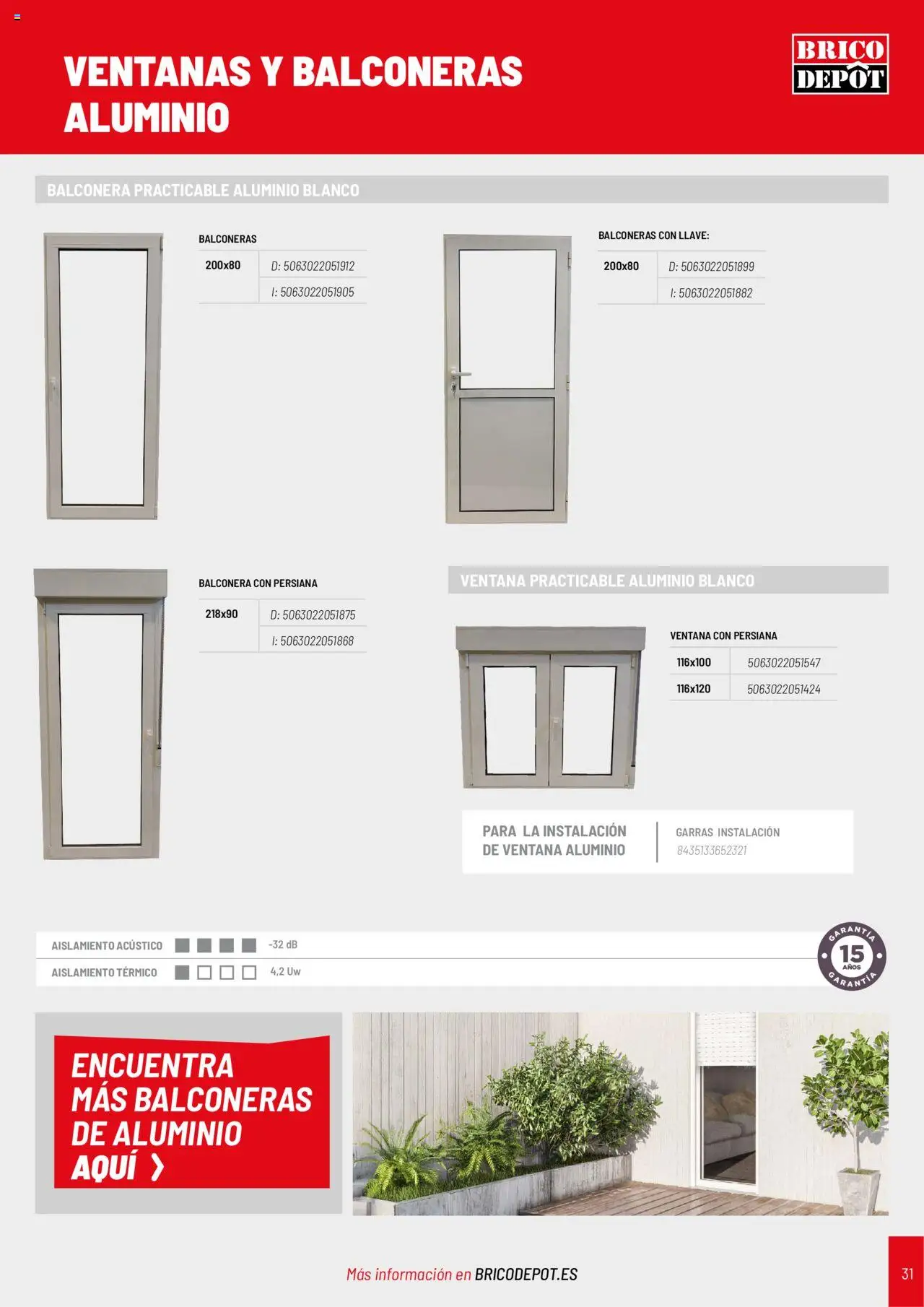 Brico Depôt Puertas y ventanas │ válido desde el 23.07.2025 | Página: 31