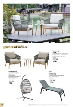Prodega Aktionen Outdoor-Ausstattung ab 01.03.2026 gültig | Seite: 32 | Produkte: Tisch, Sessel, Liege