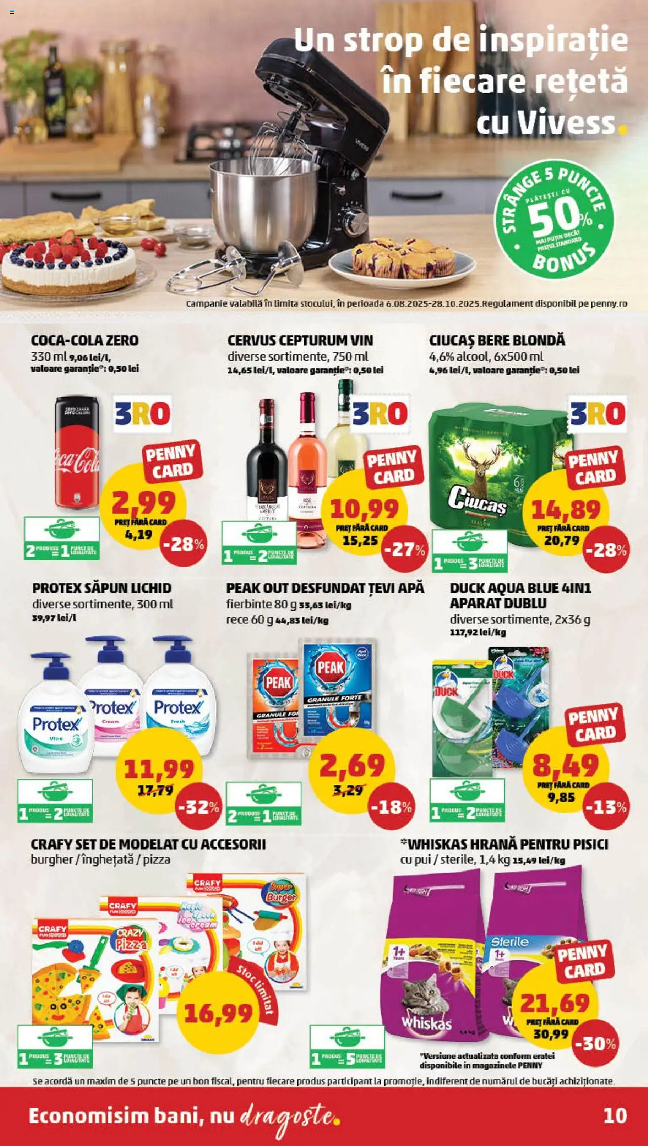Catalog PENNY – valabil de la 13.08.2025 | Pagină: 10 | Produse: Vin, Săpun lichid, Burger, Înghețată