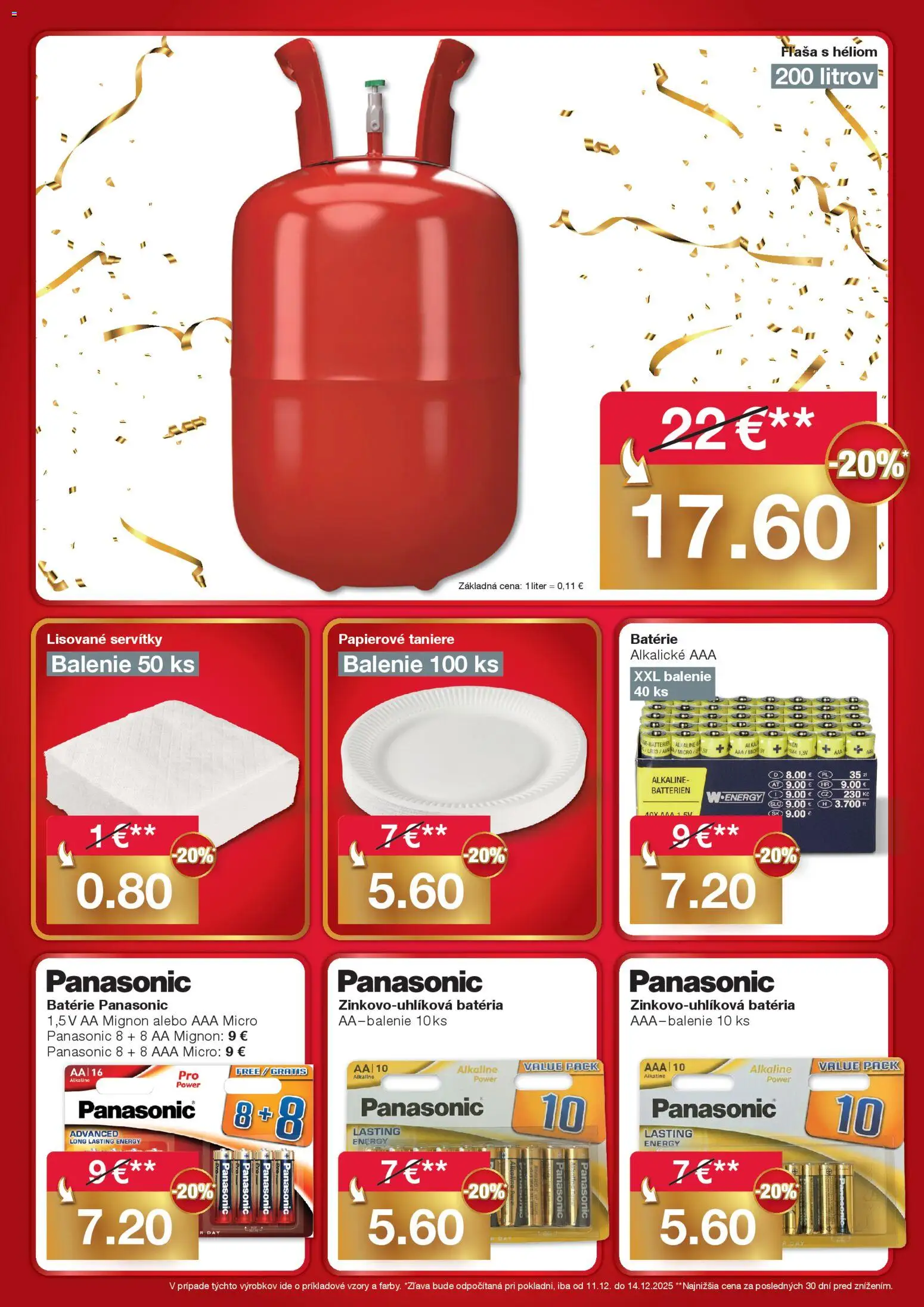 Nové Woolworth akcie – leták je platný od 11.12.2025 | Strana: 9 | Produkty: Batéria, Taniere