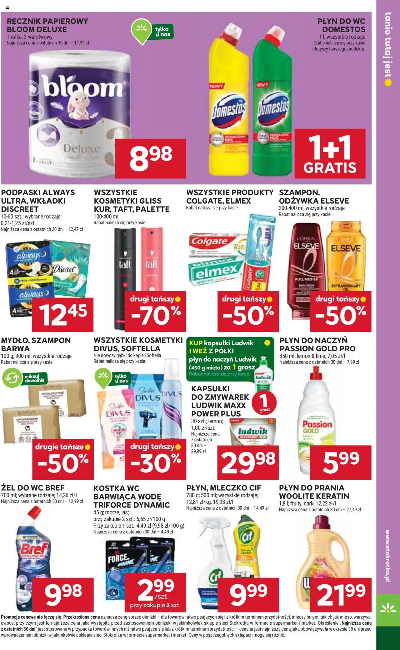 Stokrotka Gazetka - Market od 02.10.2025 | Strona: 29 | Produkty: Kosmetyki, Mięta, Domestos, Ręcznik papierowy