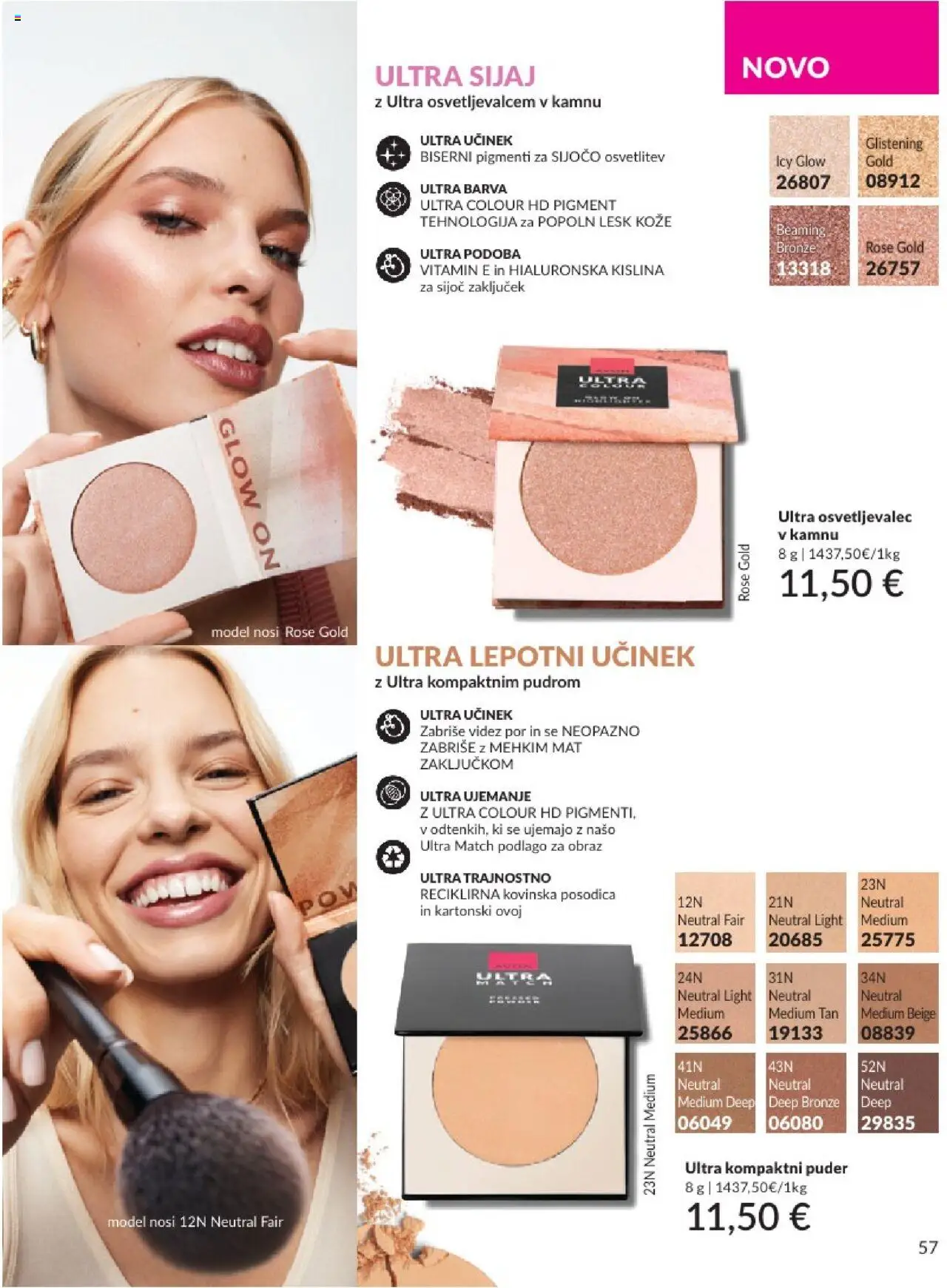 Avon katalog │ velja od 01.07.2025 | Stran: 57 | Izdelki: Puder, Barva