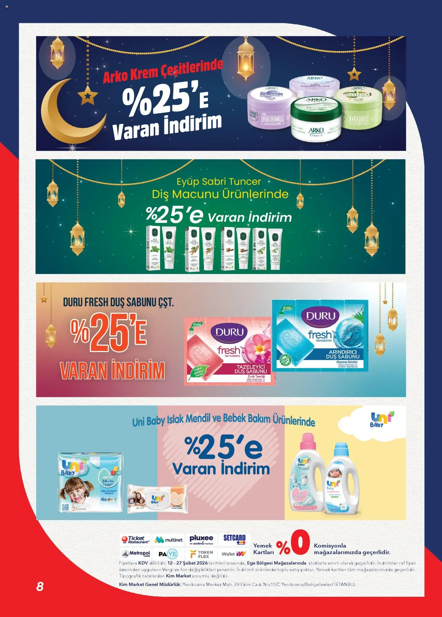 Kim Market Katalog - Ege Insert - 12.02.2026 tarihinden itibaren geçerlidir | Sayfa: 8 | Ürünler: Raf, Duş, Diş macunu, Avokado