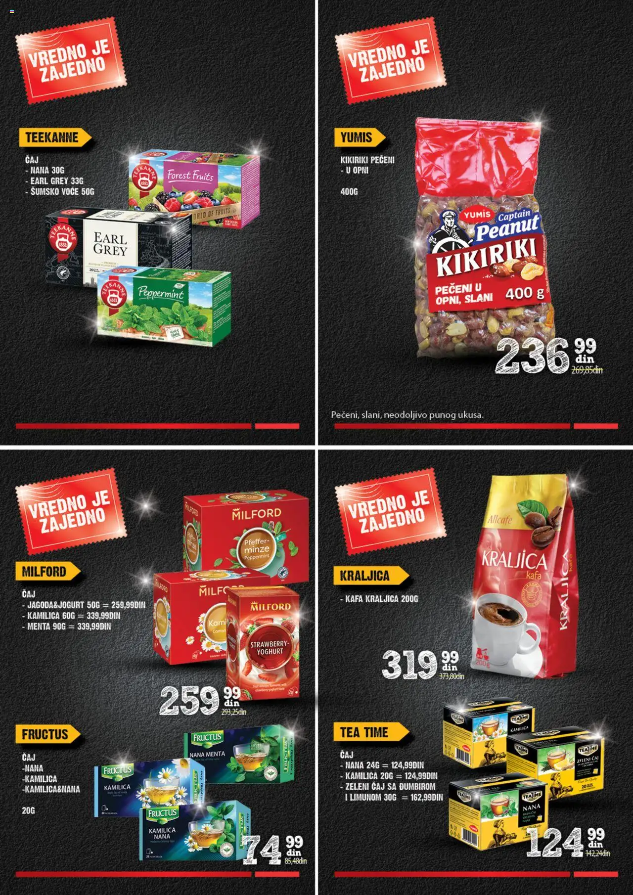 Idea katalog - važi od 16.10.2025 | Strana: 9 | Proizvode: Teekanne, Kafa, Zeleni čaj, Čaj