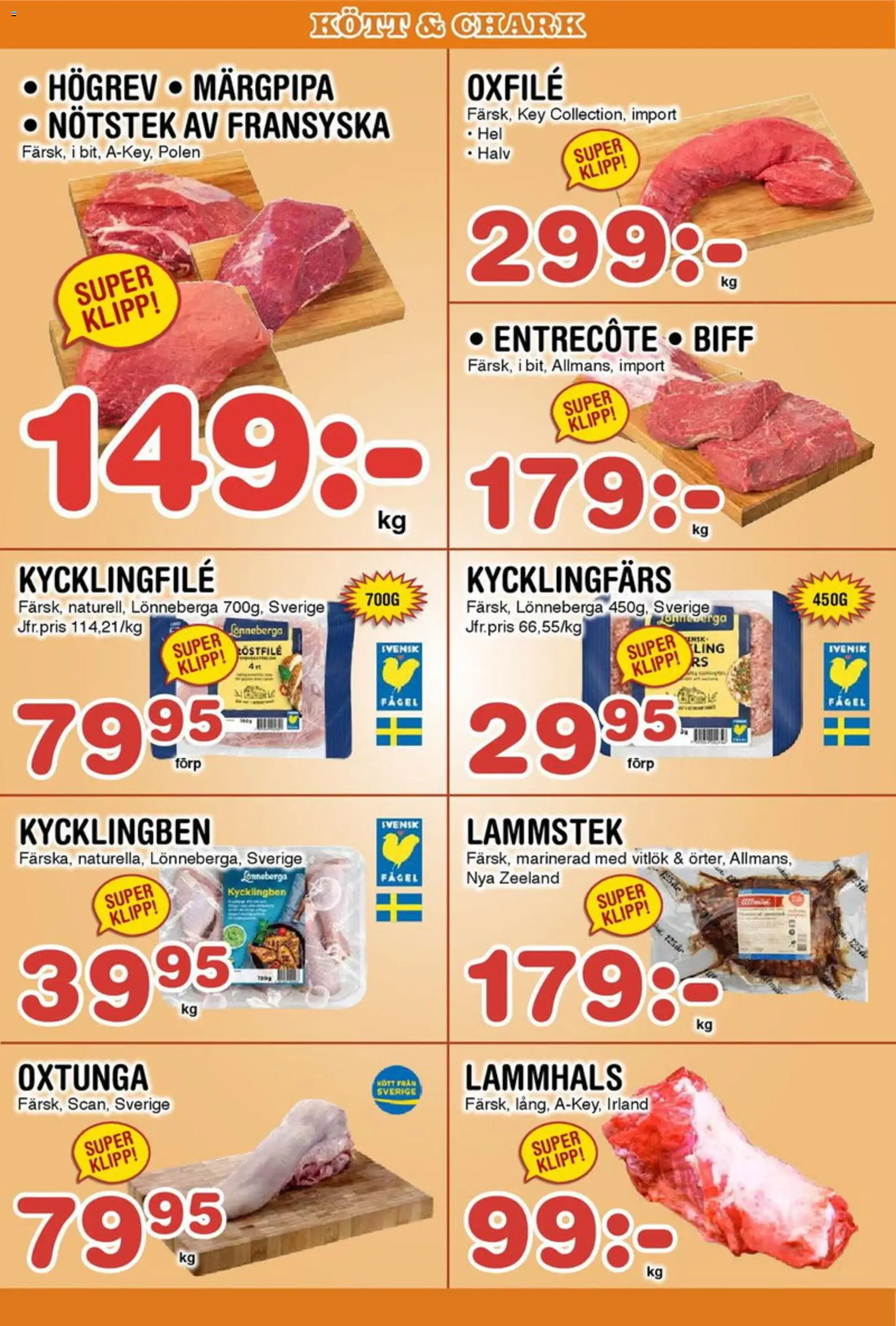 Nya Pulsen reklamblad aktuell från 15.12.2025 | Sida: 9 | Produkter: Kycklingfile, Vitlök, Oxfilé
