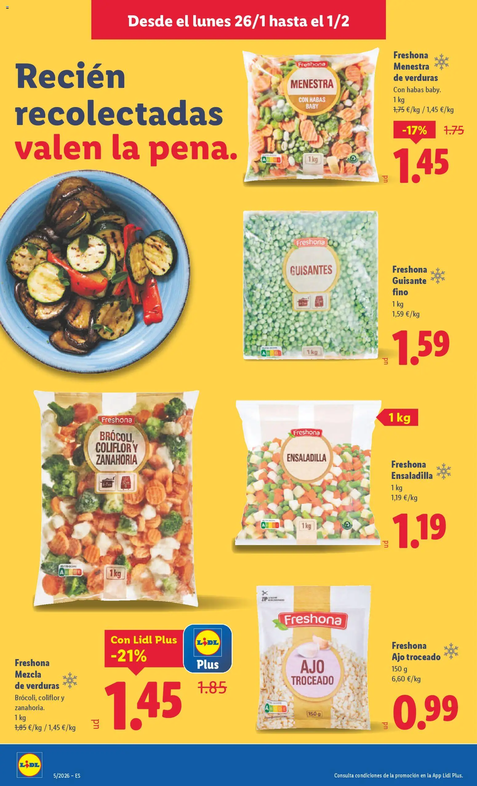 Lidl folleto │ válido desde el 26.01.2026 | Página: 10 | Productos: Ensaladilla, Ιατρική μπάλα, Zanahoria