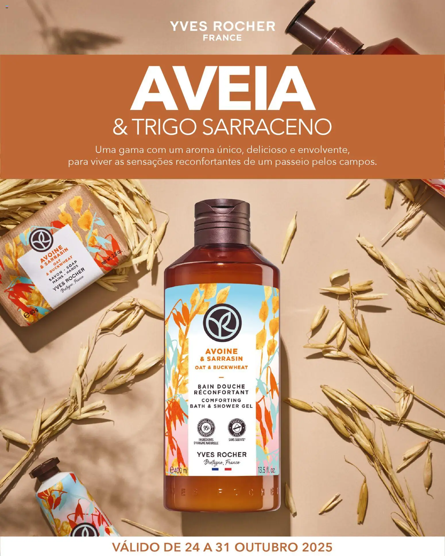 Yves Rocher Especial Aveia │ válido de 24.10.2025 | Página: 1 | Produtos: Aveia