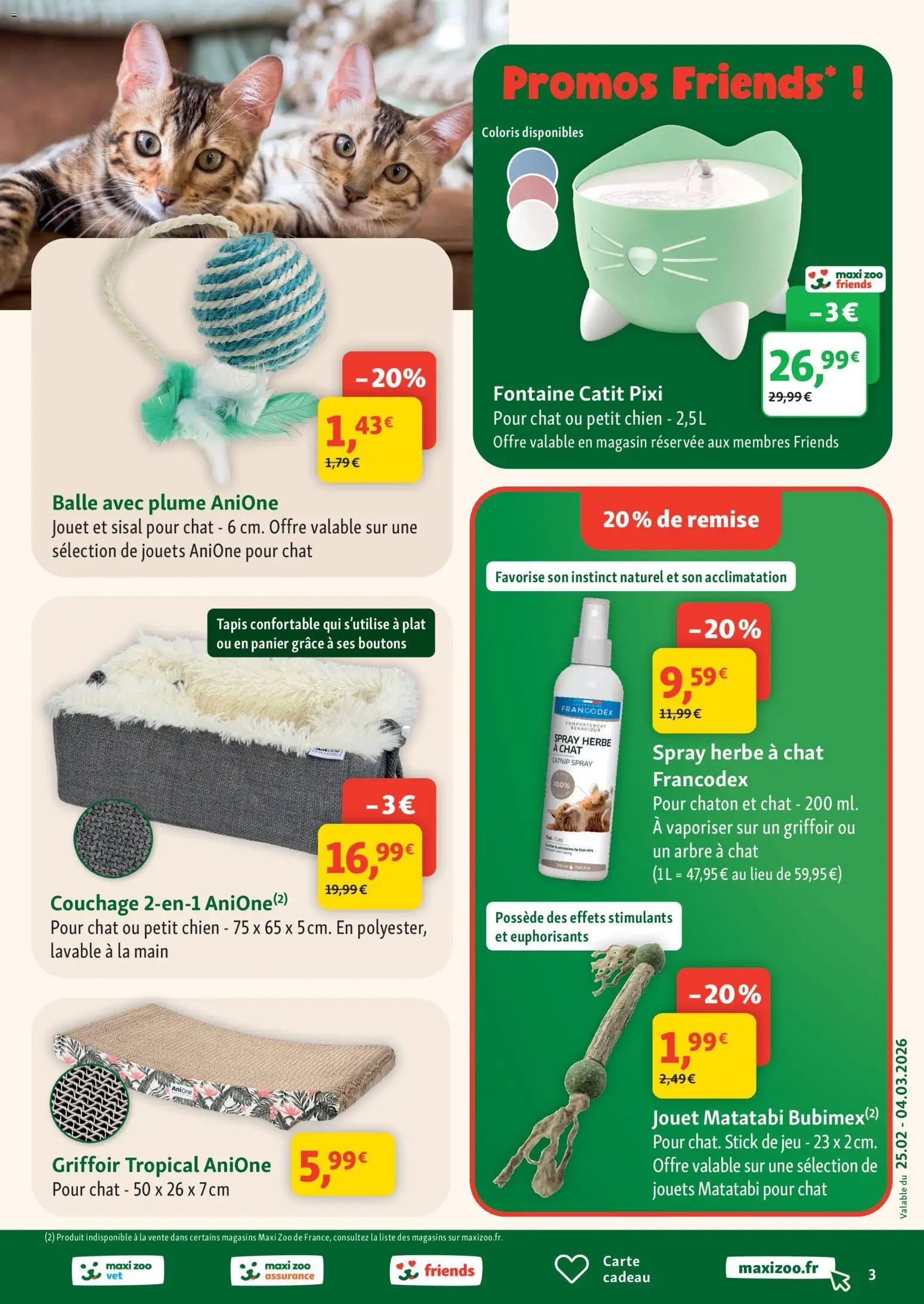 {H1} | Page: 3 | Produits: Jouets, Arbre à chat, Panier, Tapis