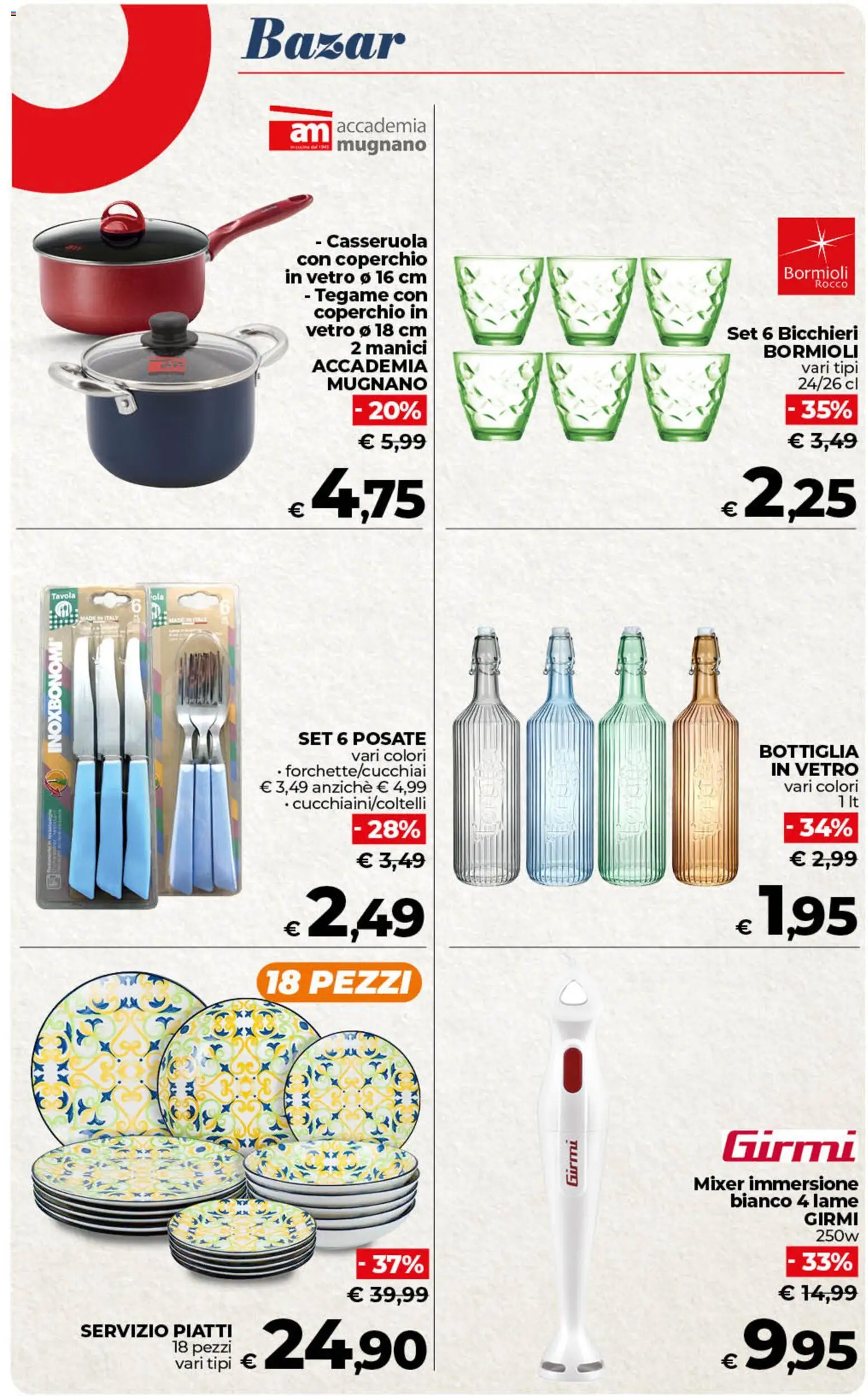 Volantino COOP del 07.04.2026 | Pagina: 49 | Prodotti: Posate, Casseruola, Mixer, Bottiglia