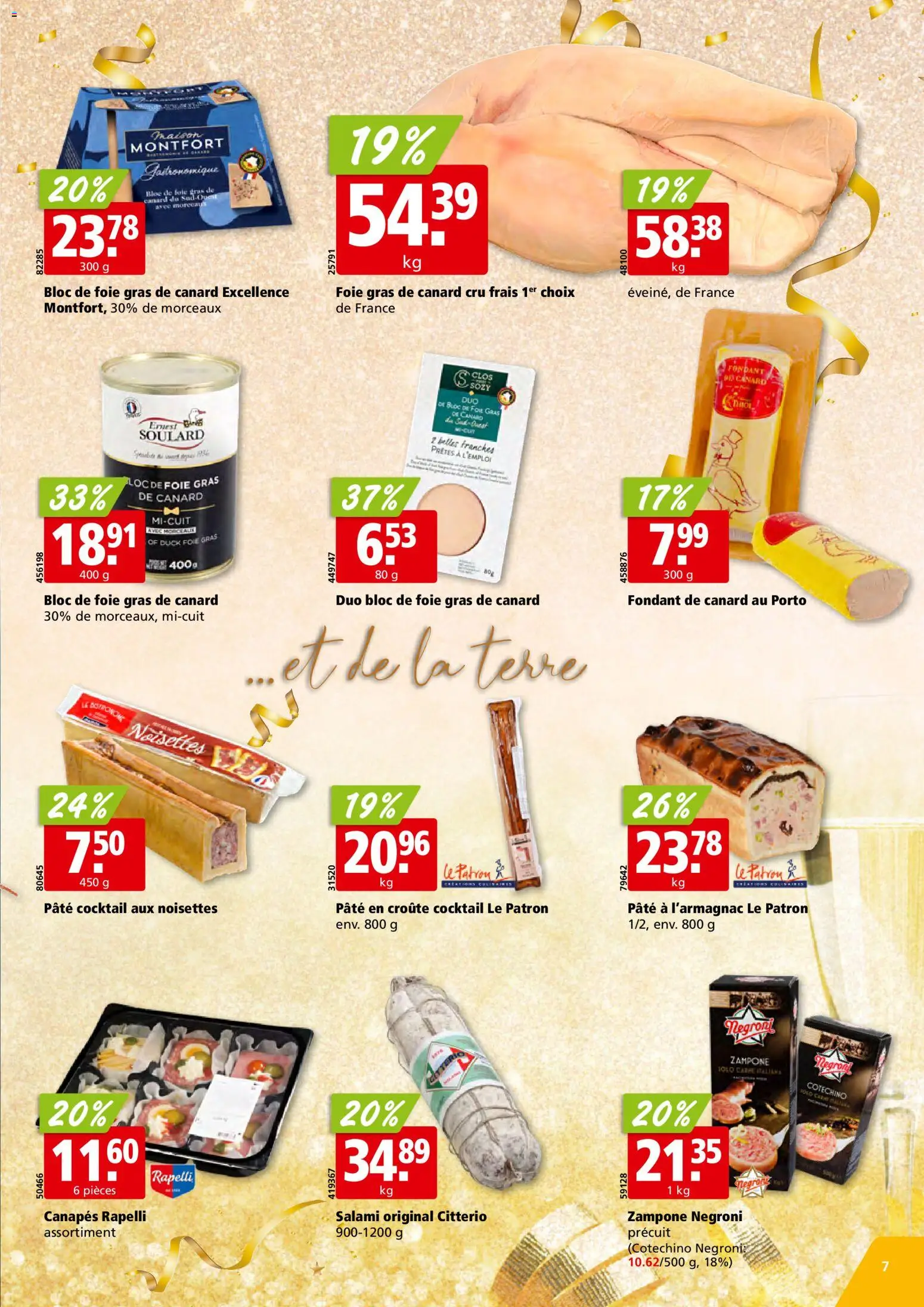 Aligro Aktionen Chavannes, Matran, Genève, Sion – gültig ab 27.12.2025 | Seite: 7 | Produkte: Salami