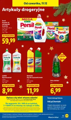 Pogląd oferty "Lidl Gazetka" - ważna od 11.12.2025 | Strona: 73