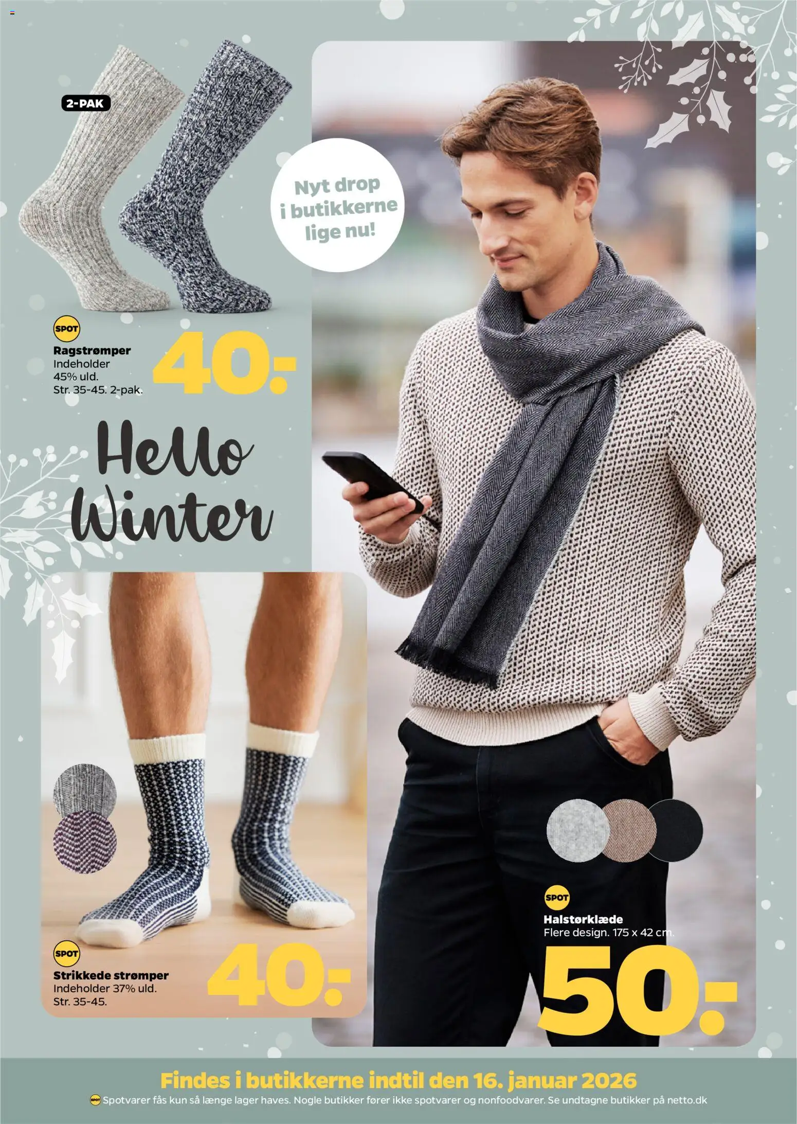 Netto tilbudsavis – gyldig fra 06.12.2025 | Side: 29 | Produkter: Halstørklæde, Strømper