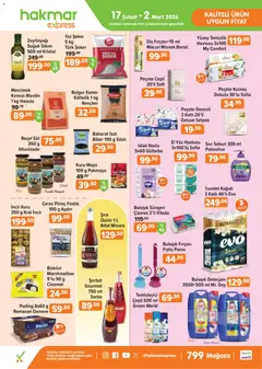 17.02.2026 tarihinden itibaren geçerli olan Hakmar Express kataloğu önizlemesi