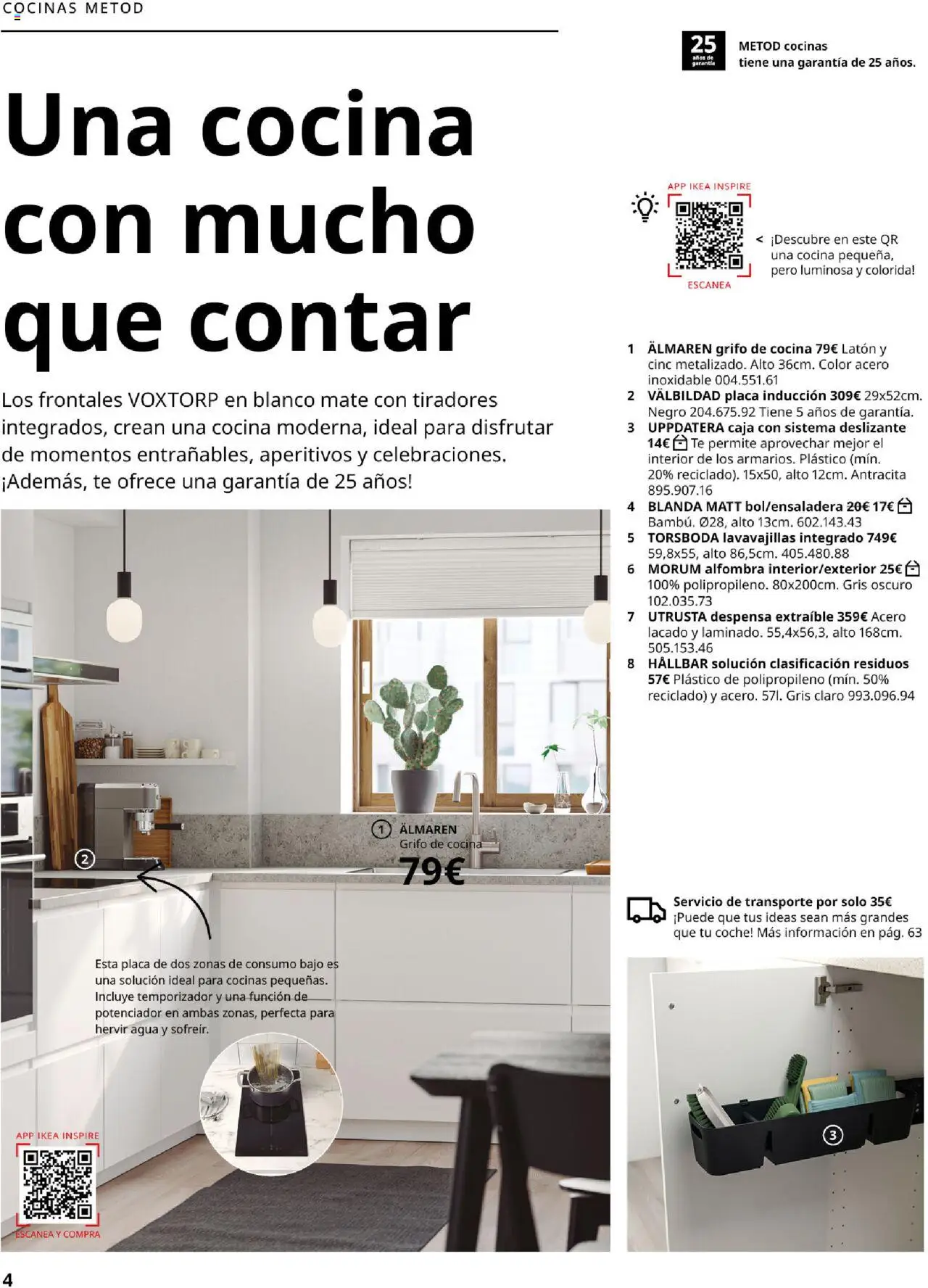 Catálogo IKEA Cocinas │ válido desde el 01.09.2025 | Página: 4 | Productos: Cocina, Lavavajillas, Caja, Alfombra