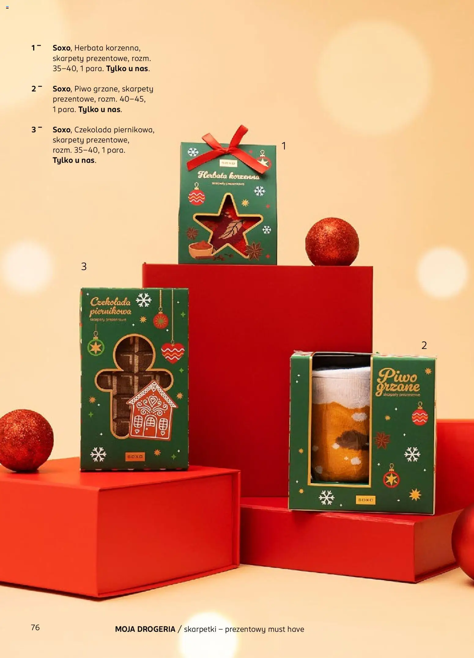 Rossmann Gazetka - Magazyn Moja Drogeria od 15.11.2025 | Strona: 78 | Produkty: Skarpety, Drogeria, Piwo, Herbata