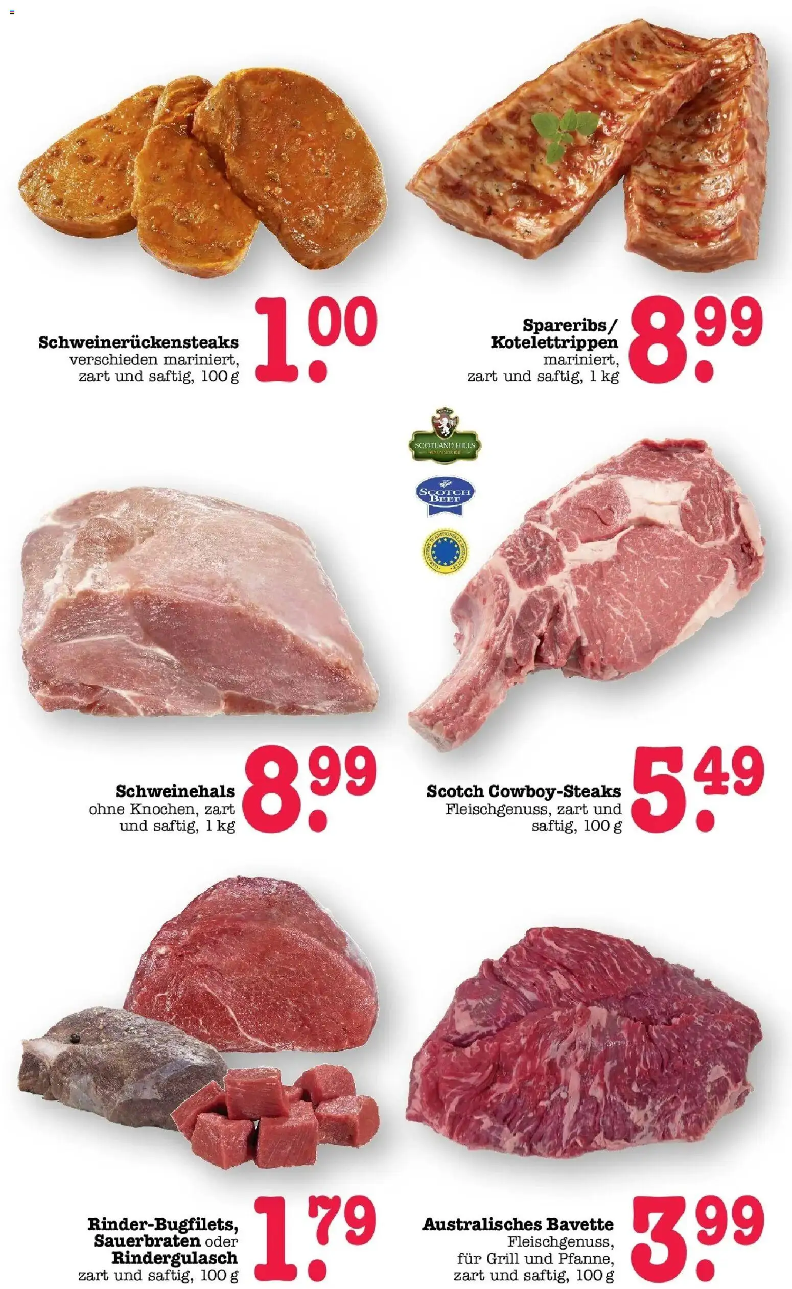 Edeka prospekt Bühlertal	 – gültig ab 05.04.2026 | Seite: 7 | Produkte: Grill, Rindergulasch, Steak