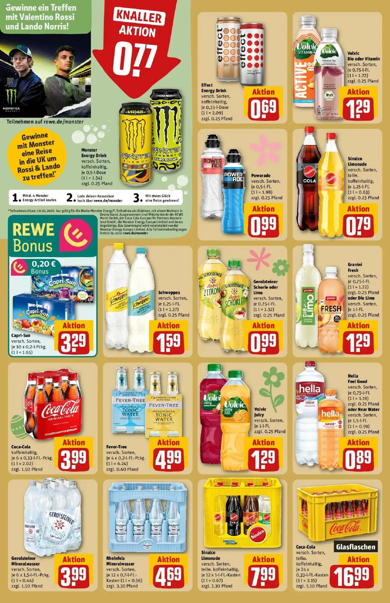 Rewe Prospekt Mechernich	 – gültig ab 30.03.2026 | Seite: 18 | Produkte: Mixer, Energy, Limonade, Powerade