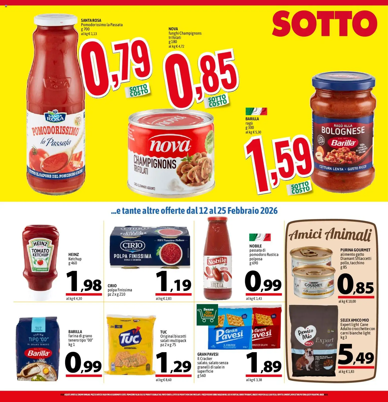 Volantino A&O del 12.02.2026 | Pagina: 6 | Prodotti: Olio, Funghi, Crocchette, Terra