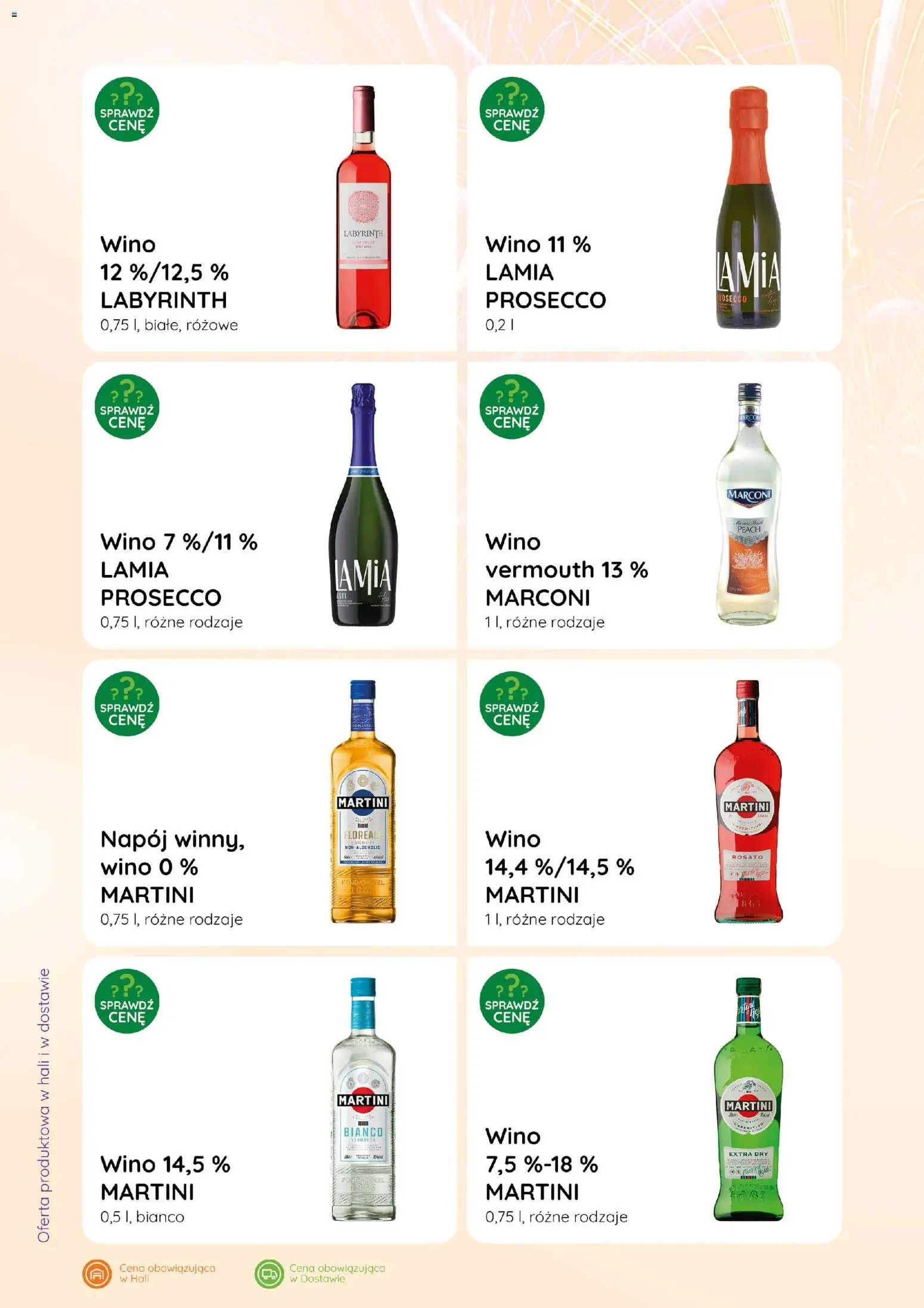 Eurocash Gazetka - Katalog Alkoholowy od 01.01.2026 | Strona: 56 | Produkty: Martini, Wino, Prosecco, Martini Bianco