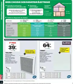 Brico Dépôt - Prévisualisation de Brico Dépôt catalogue valide à partir de 09.10.2025 | Page: 26 | Produits: Bureau, Radiateur