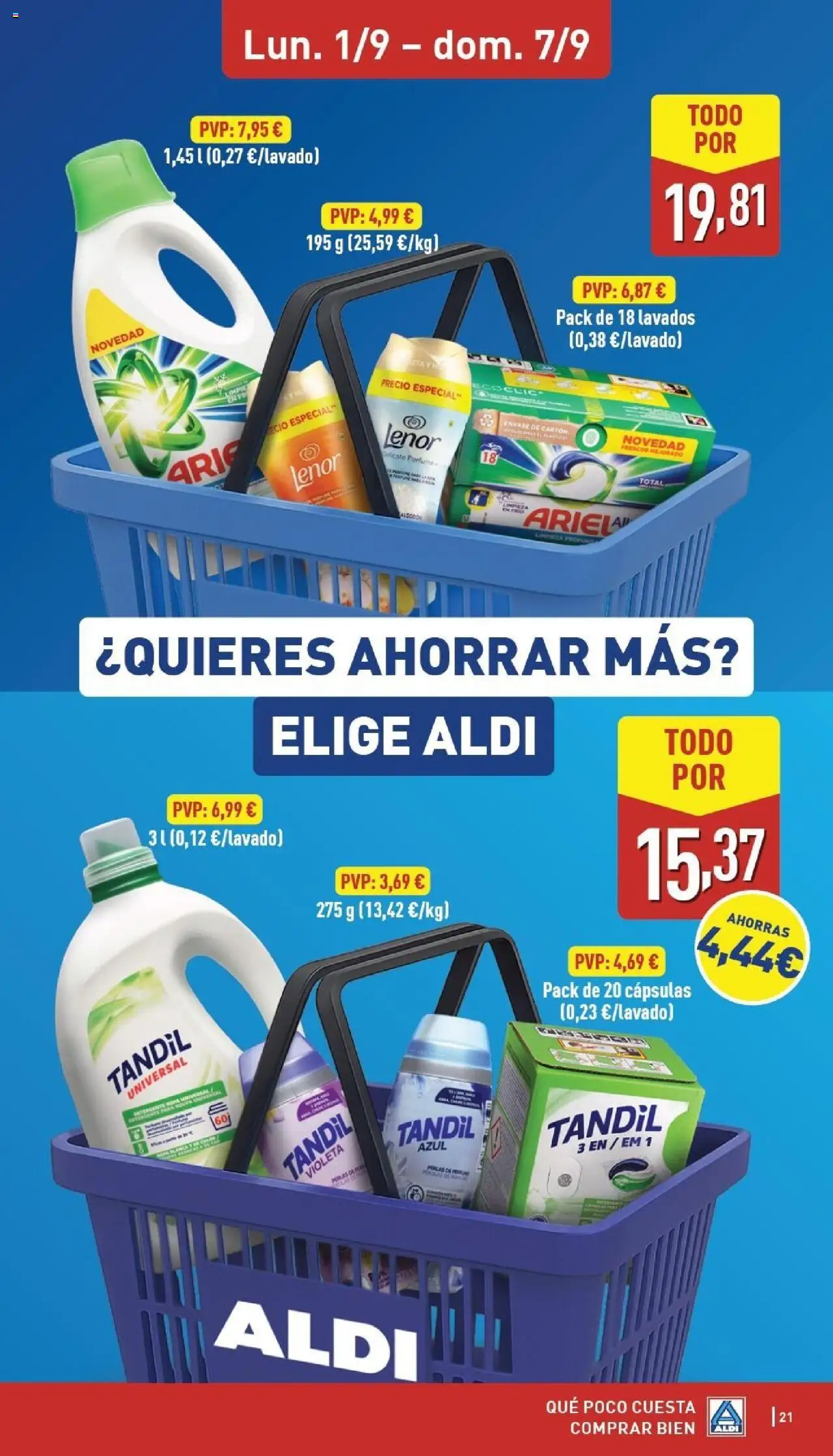 Aldi folleto Canarias │ válido desde el 01.09.2025 | Página: 21 | Productos: Perfume