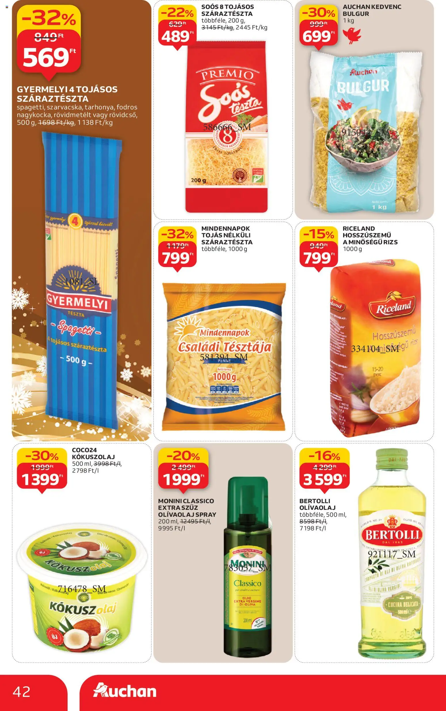 Auchan akciós ujság - amely érvényes a következő dátumtól: 04.12.2025 | Oldal: 42