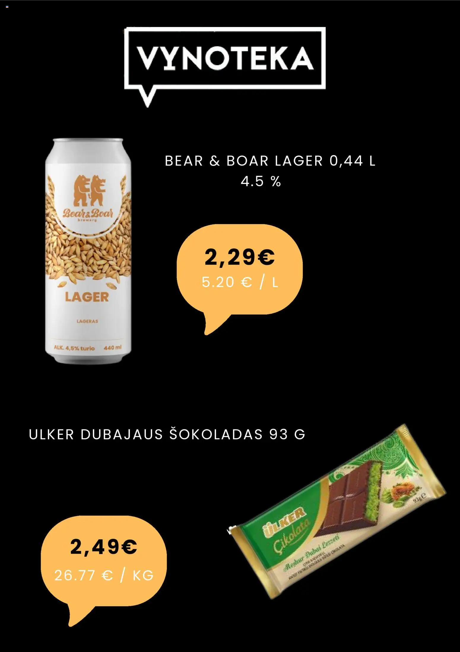 VYNOTEKA akcijos nuo 27.11.2025 | Puslapis: 4 | Prekių: Šokoladas