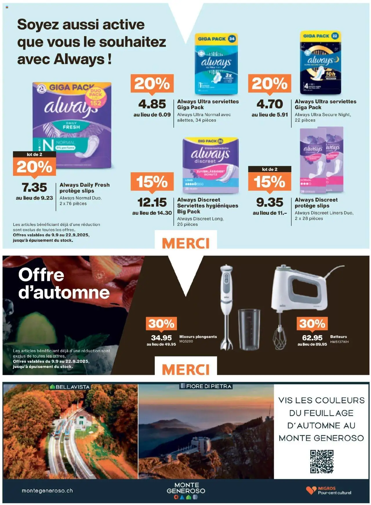 Migros Magazin FR – gültig ab 08.09.2025 | Seite: 40 | Produkte: Mixer
