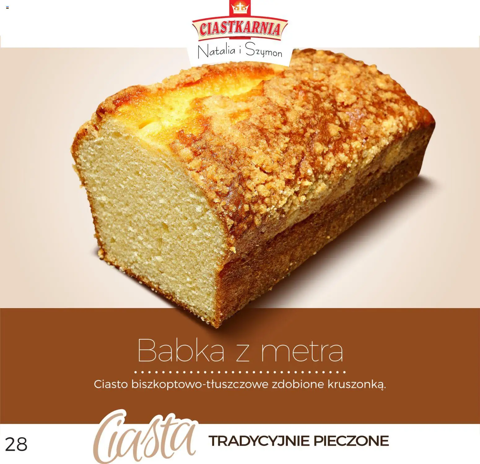Topaz Gazetka - Ciasta  od 01.12.2025 | Strona: 28 | Produkty: Ciasto