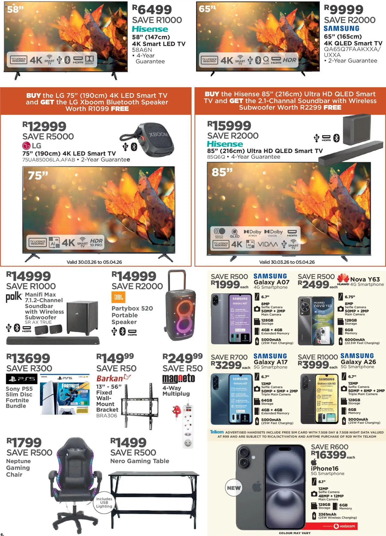 New House and Home catalogue – valid from 19.03.2026 | Page: 6 | Products: Data, Camera, Table, Subwoofer