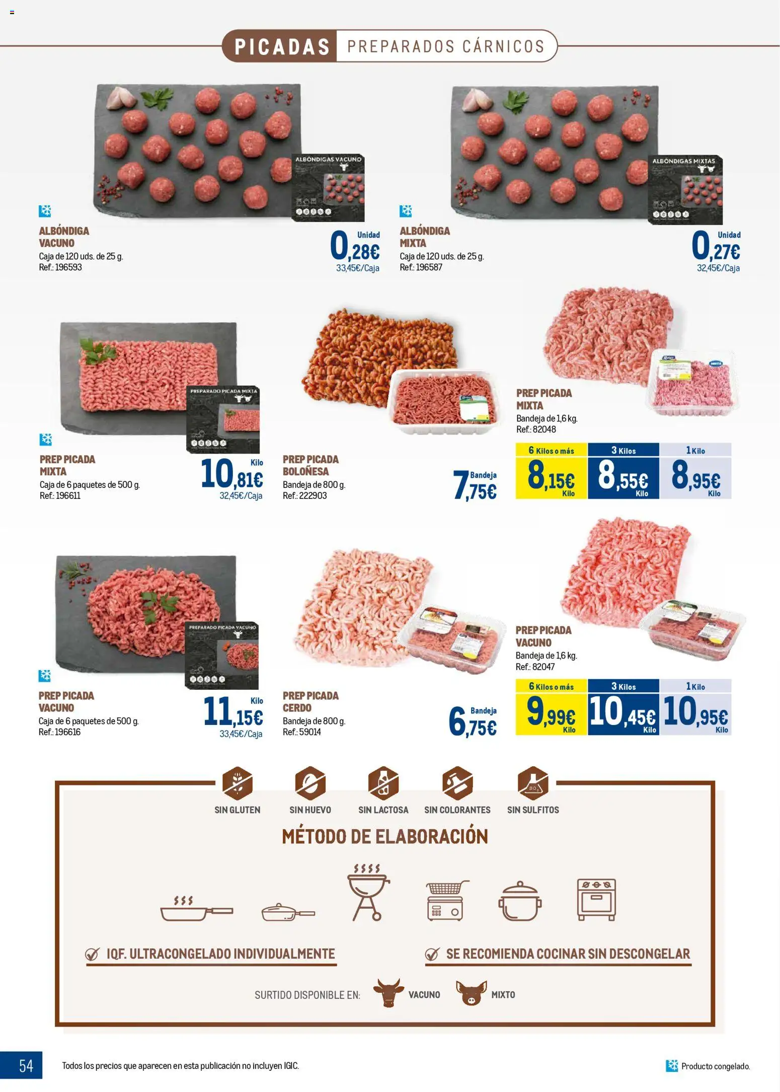 Makro - Expertos en carnes Canarias │ válido desde el 09.03.2026 | Página: 54 | Productos: Cerdo, Bandeja, Caja