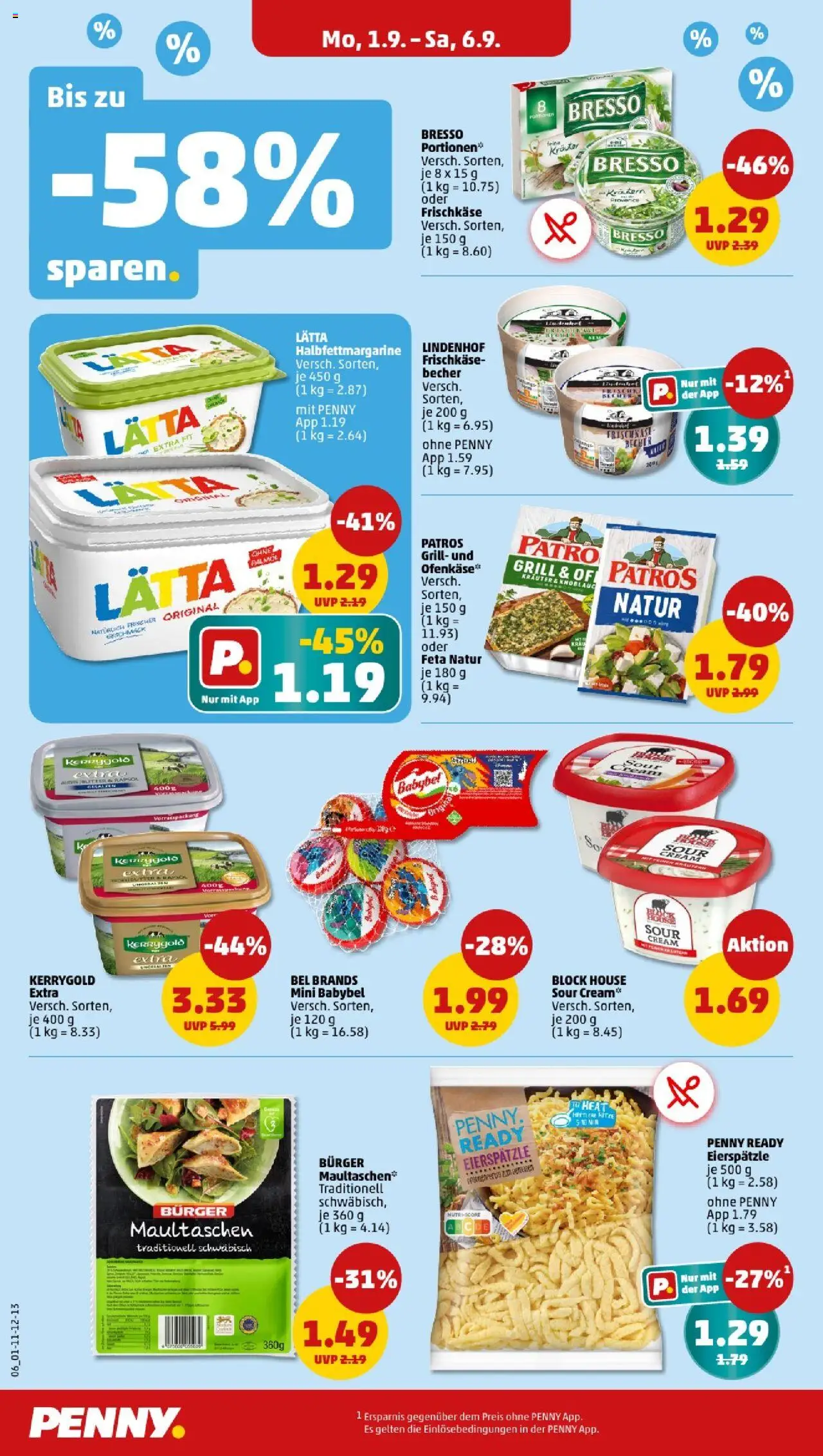 Penny -  Berlin - gültig ab dem 01.09.2025 | Seite: 6 | Produkte: Grill, Feta, Rapsöl, Lätta
