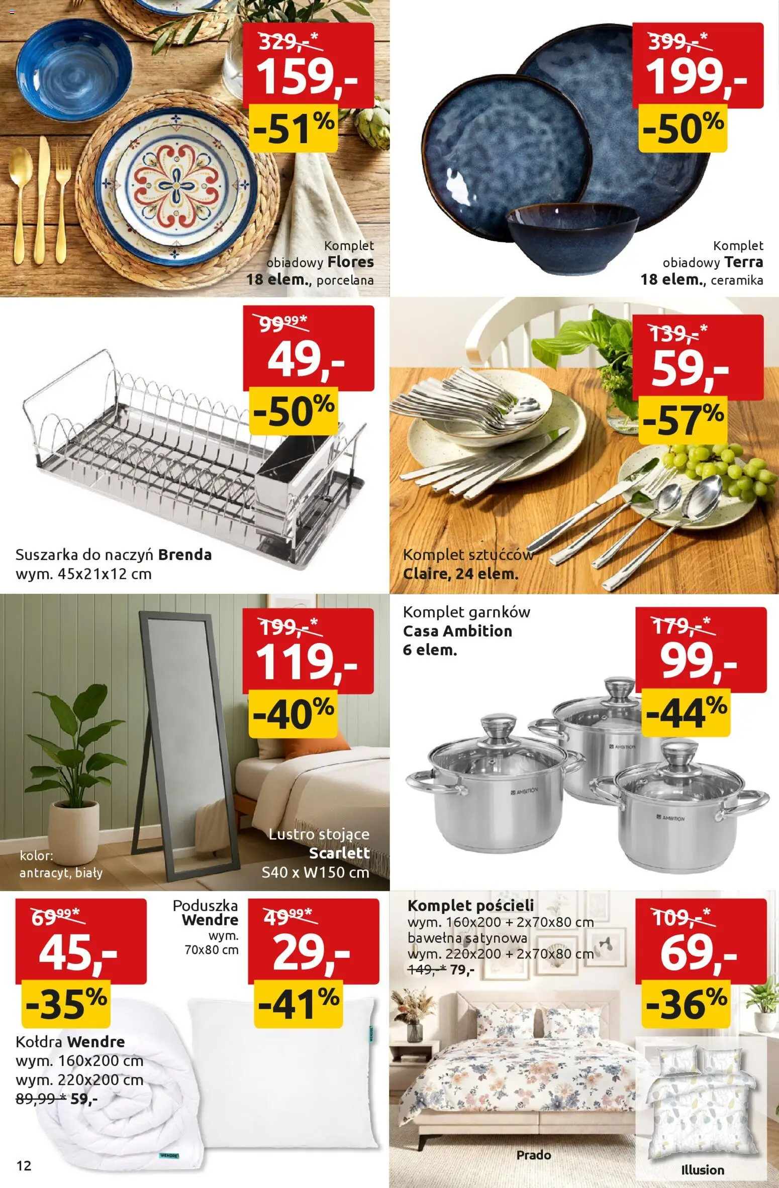 Black Red White promocje od 27.04.2026 | Strona: 12 | Produkty: Suszarka, Poduszka, Lustro, Kołdra