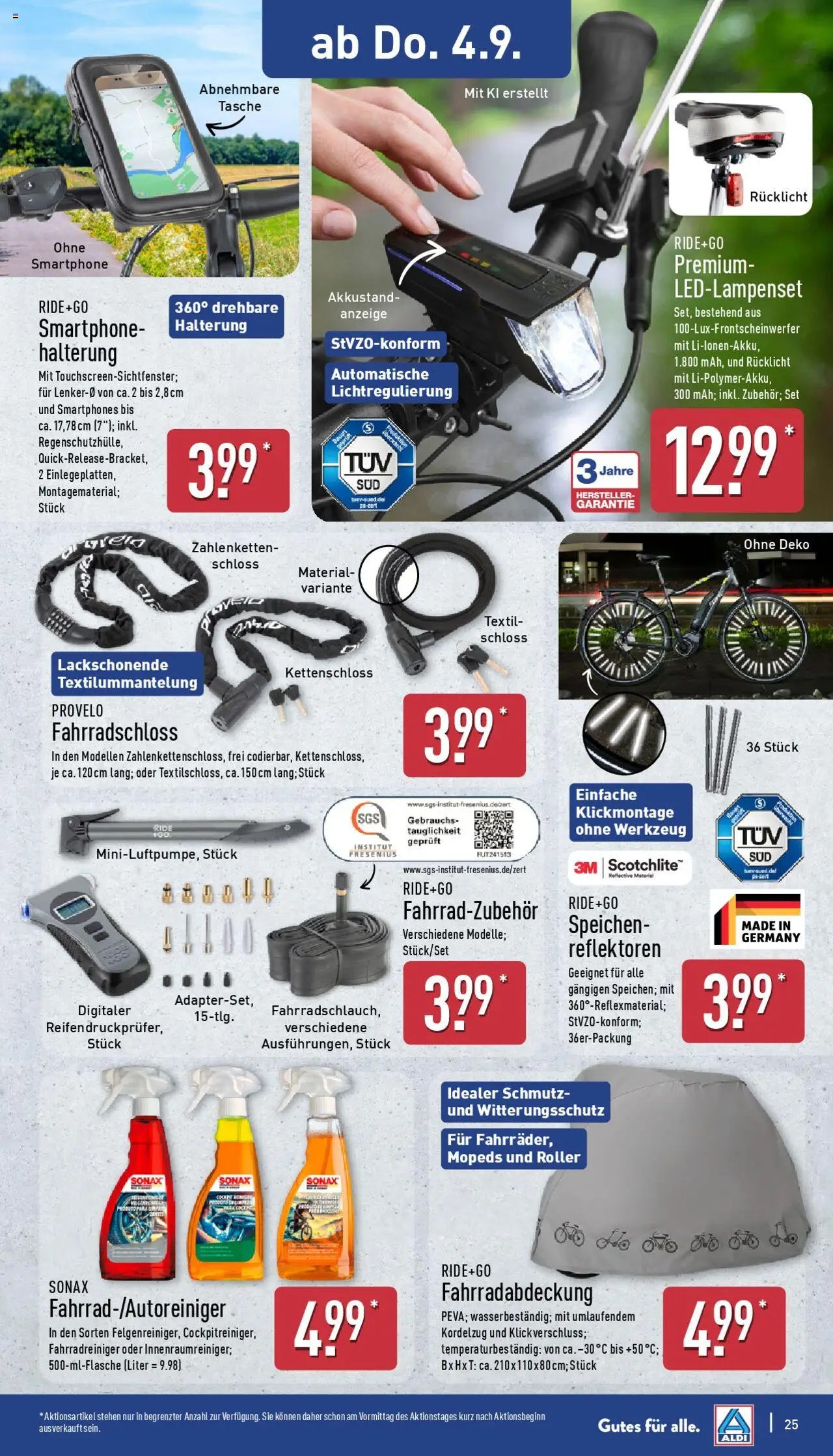 Aldi Prospekt 	 - gültig ab dem 01.09.2025 | Seite: 25 | Produkte: Tasche, Smartphones, Smartphone