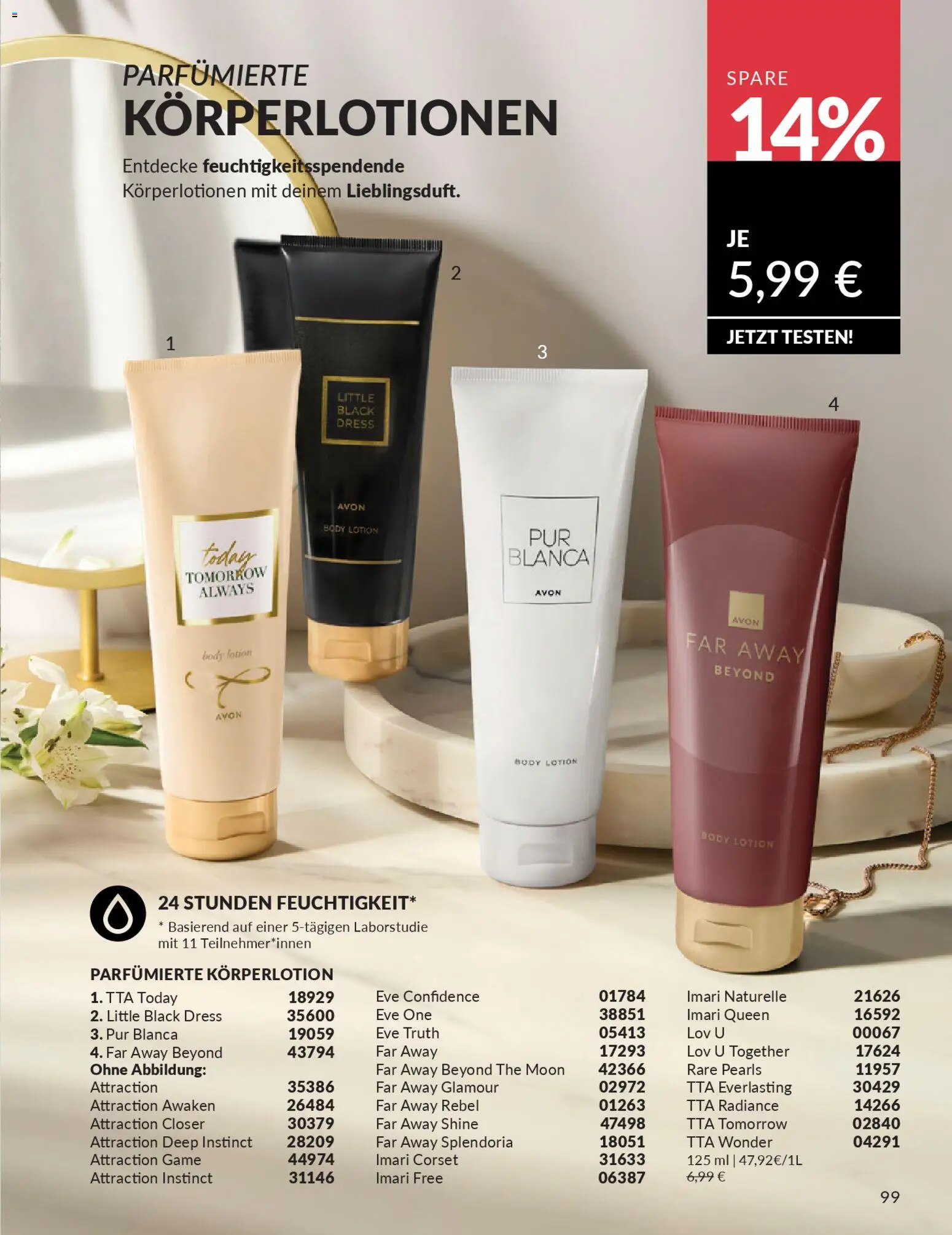 AVON Katalog März 2026 – gültig ab 01.03.2026 | Seite: 101 | Produkte: Body Lotion, Körperlotion
