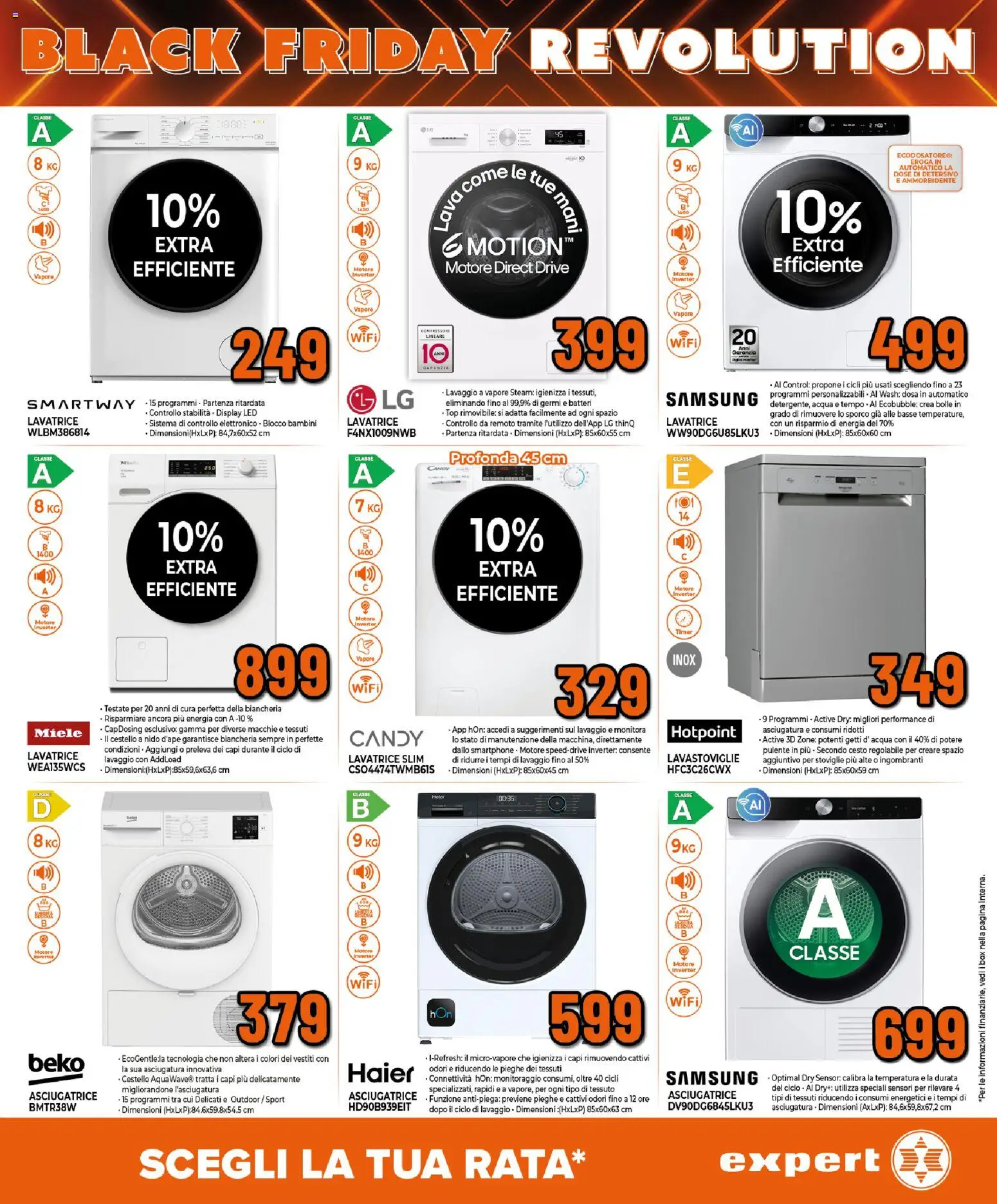 Volantino Expert del 30.10.2025 | Pagina: 22 | Prodotti: Ammorbidente, Asciugatrice, Lavastoviglie, Miele