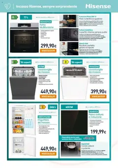 Volantino Unieuro del 11.07.2025 | Pagina: 9 | Prodotti: Posate, Lavastoviglie da incasso, Acqua, Il forno