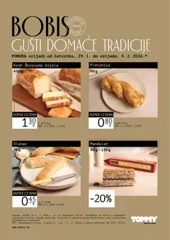 Tommy - Bobis Super ponuda - Pregled kataloga iz trgovine Tommy, vrijedi od 29.01.2026