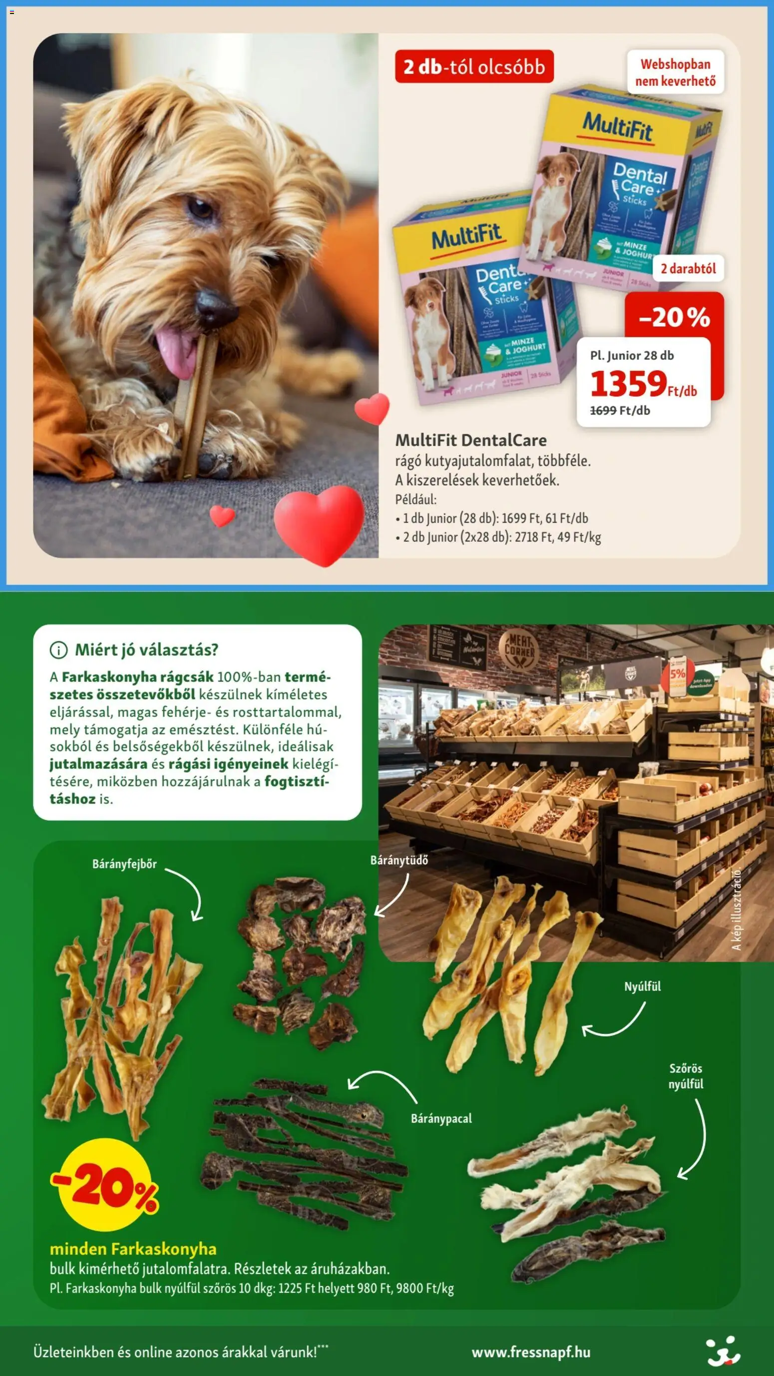 Fressnapf akciós ujság - amely érvényes a következő dátumtól: 05.02.2026 | Oldal: 13 | Termékek: Fehérje, Joghurt