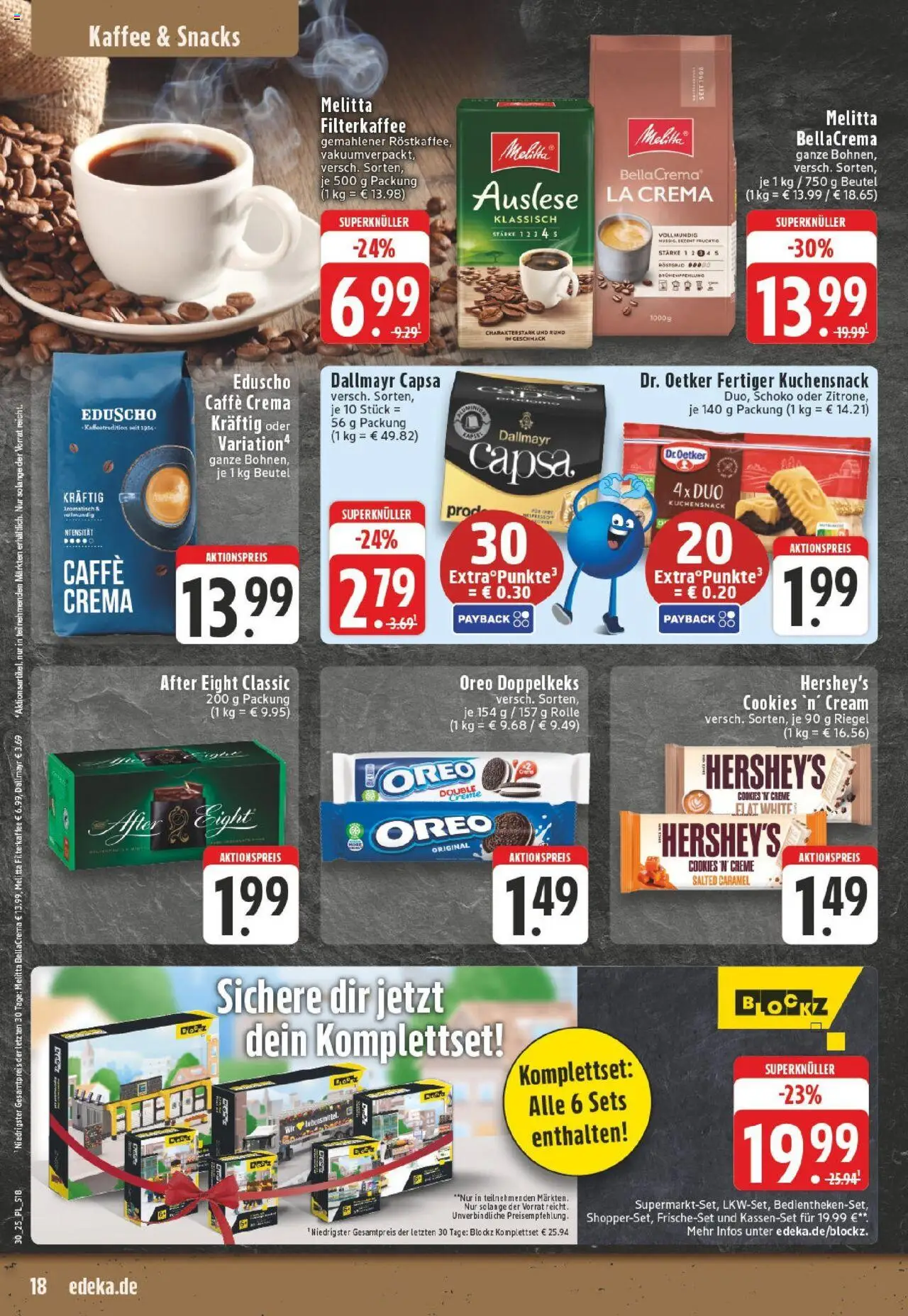 Edeka prospekt Bocholt - Holtwick	 - gültig ab dem 20.07.2025 | Seite: 18 | Produkte: Kaffee, Dallmayr, Dallmayr capsa, Eduscho
