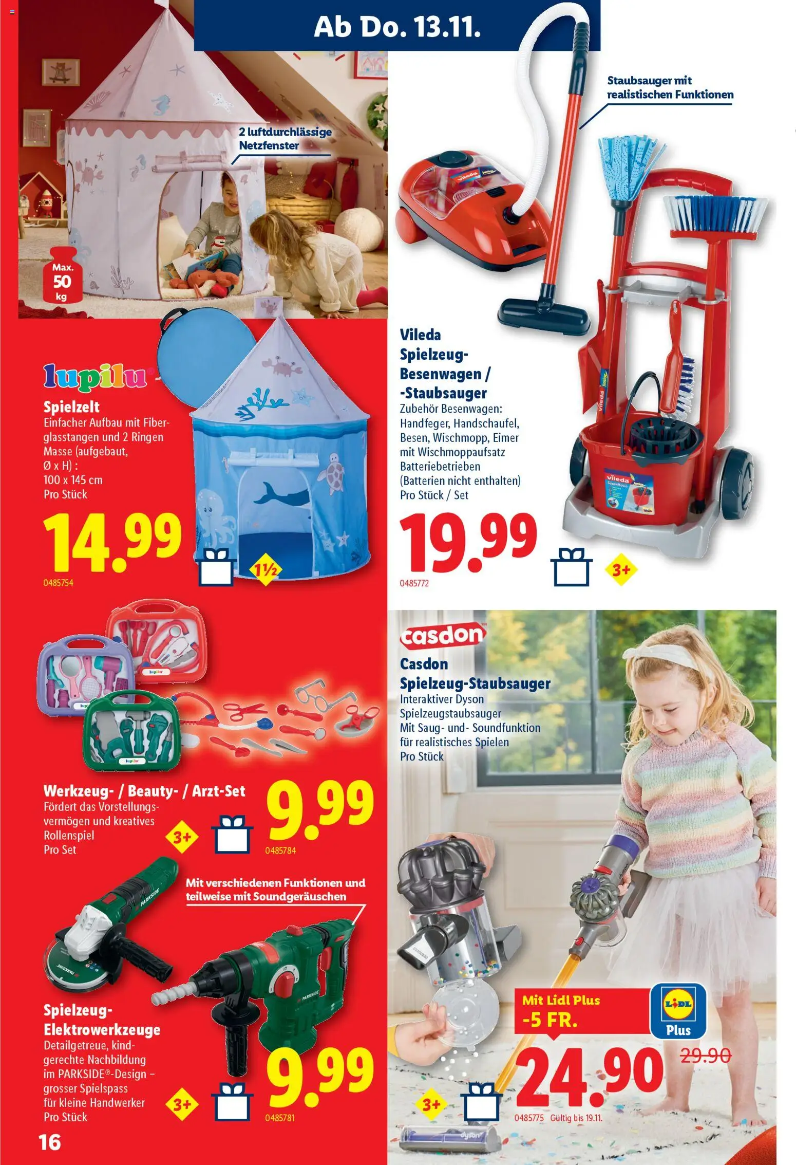 Lidl Aktionen Spielwarenmagazin – gültig ab 30.10.2025 | Seite: 16