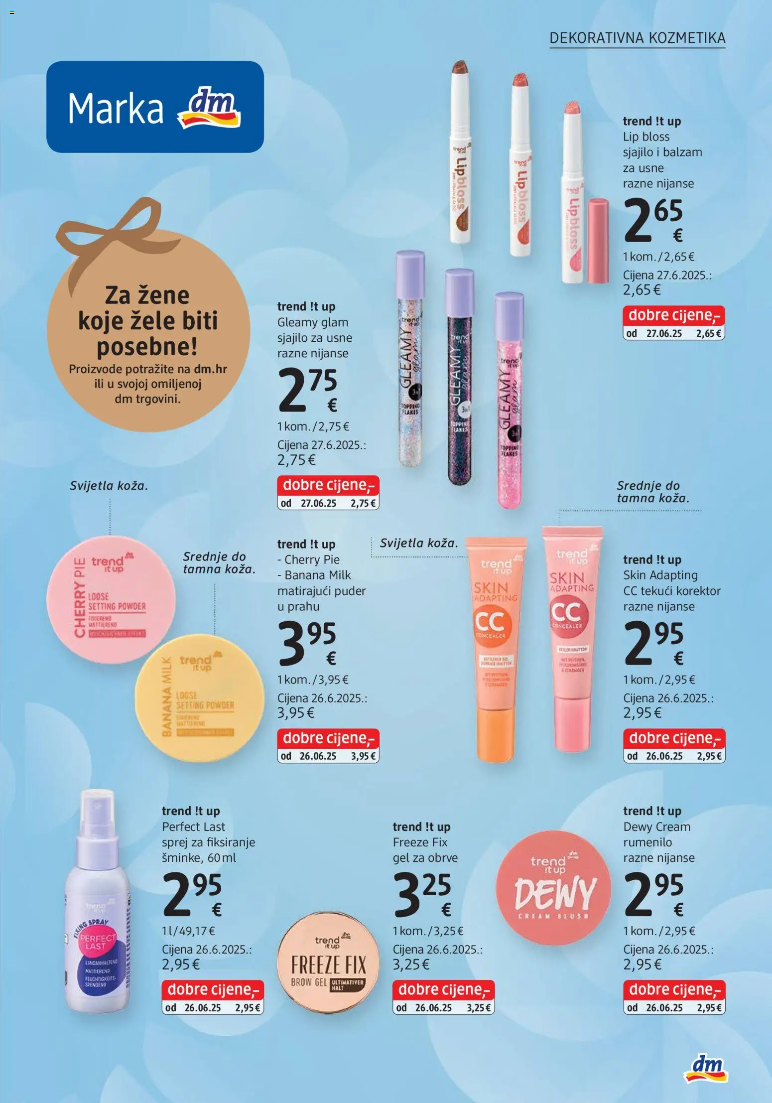DM katalog | vrijedi od 03.11.2025 | Stranica: 7 | Proizvodi: Concealer, Puder, Rumenilo, Gel za obrve