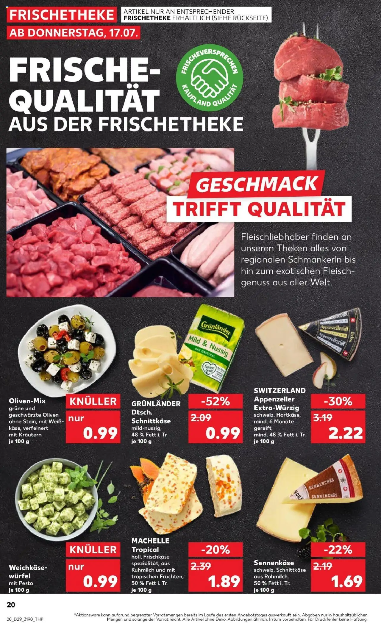 Kaufland prospekt Glauchau	 - gültig ab dem 21.07.2025 | Seite: 33 | Produkte: Grunlander, Fleisch, Frischkase