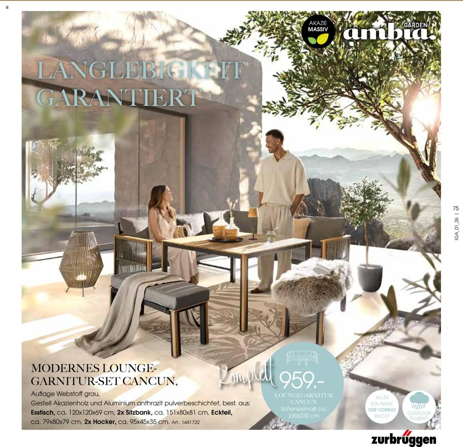 Zurbrüggen Sommer 2026 – gültig ab 19.03.2026 | Seite: 75