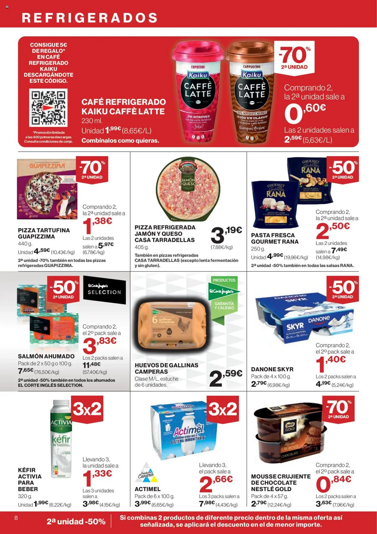 Supercor Canarias │ válido desde el 19.06.2025 | Página: 8 | Productos: Παγκάκι, Café, Chocolate, Salmón ahumado