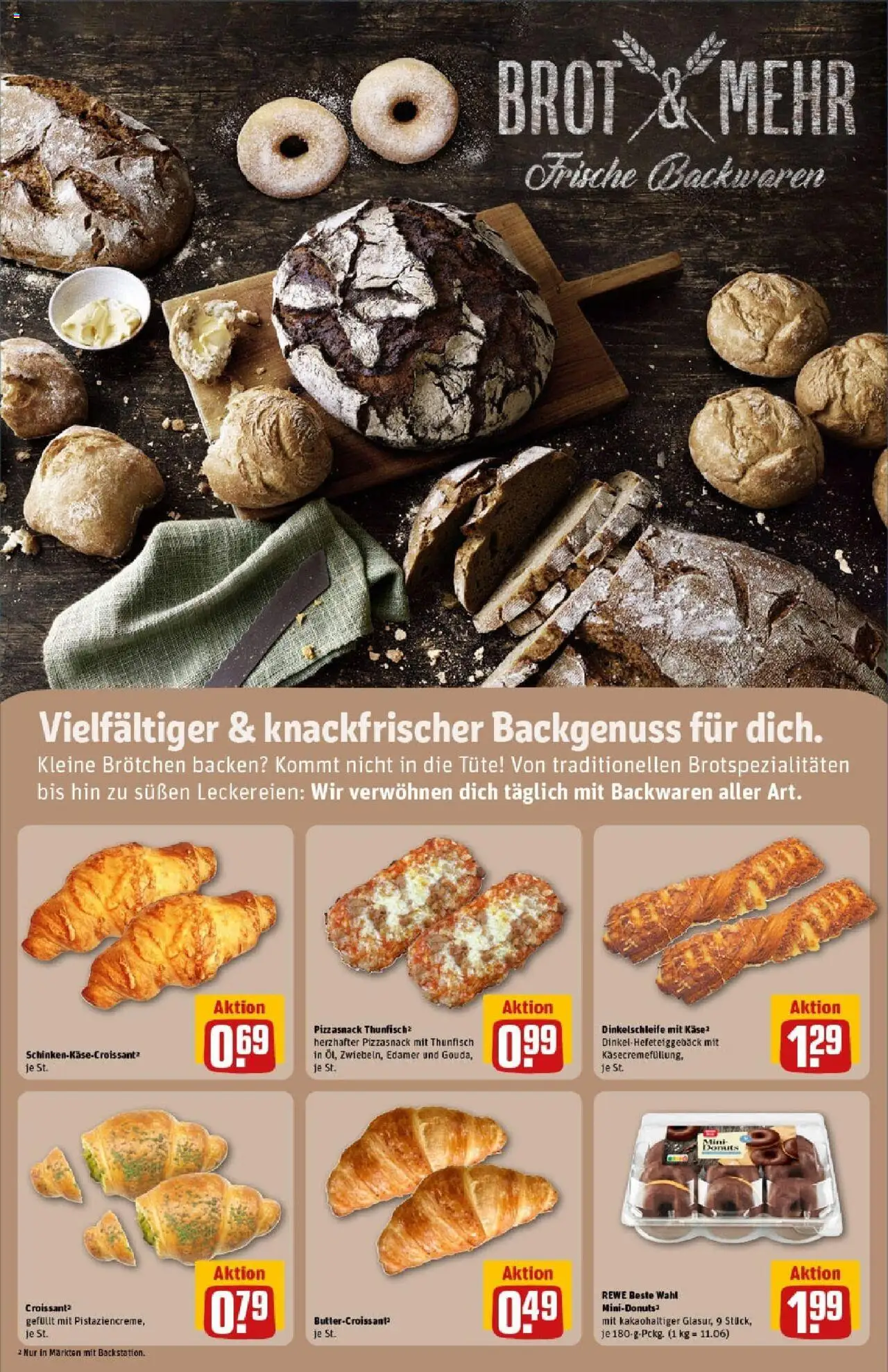 Rewe prospekt Hamburg 50 (Altona)	 – gültig ab 28.09.2025 | Seite: 20 | Produkte: Käse, Thunfisch, Croissant, Pizza
